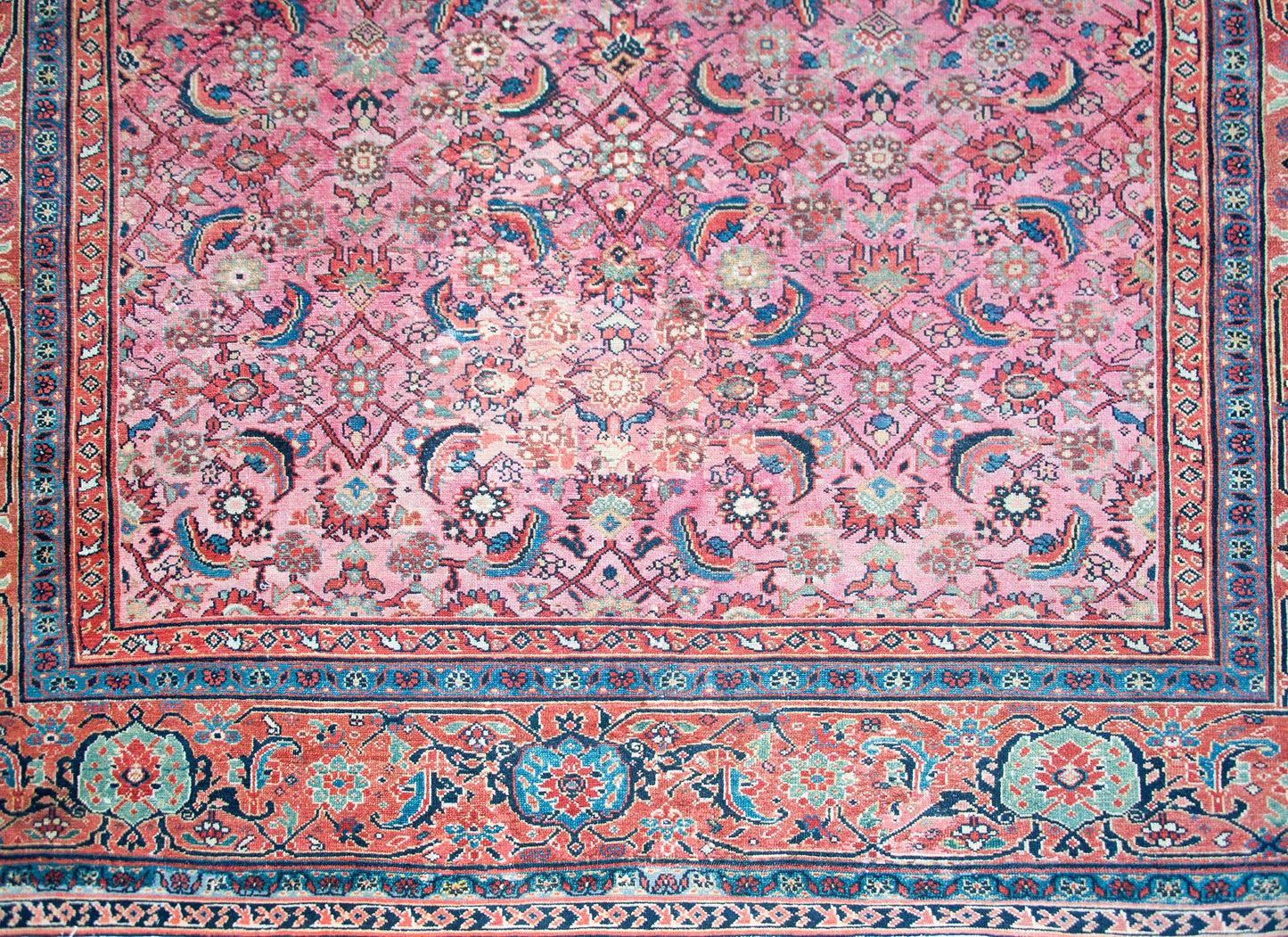 Early 20th Century Persian Sarouk Farahan Rug For Sale