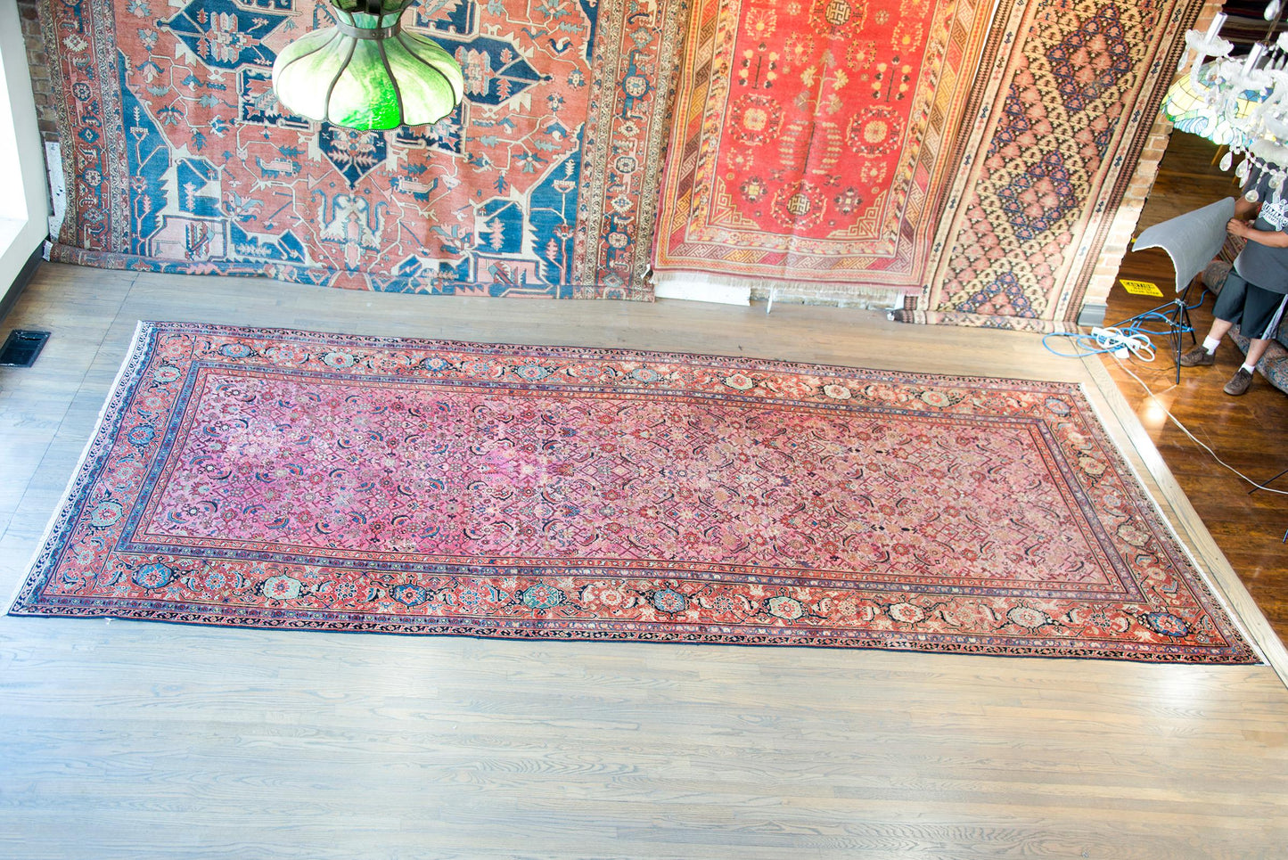 Early 20th Century Persian Sarouk Farahan Rug For Sale