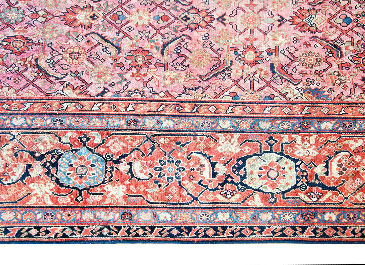 Early 20th Century Persian Sarouk Farahan Rug For Sale
