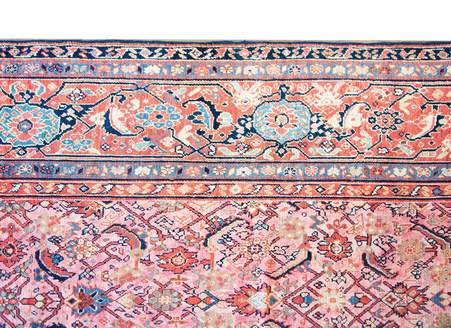 Early 20th Century Persian Sarouk Farahan Rug For Sale