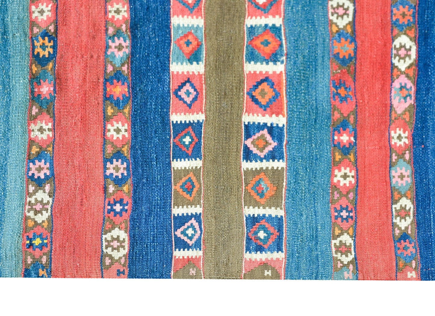 Early 20th Century Shahsavan Kilim Rug For Sale
