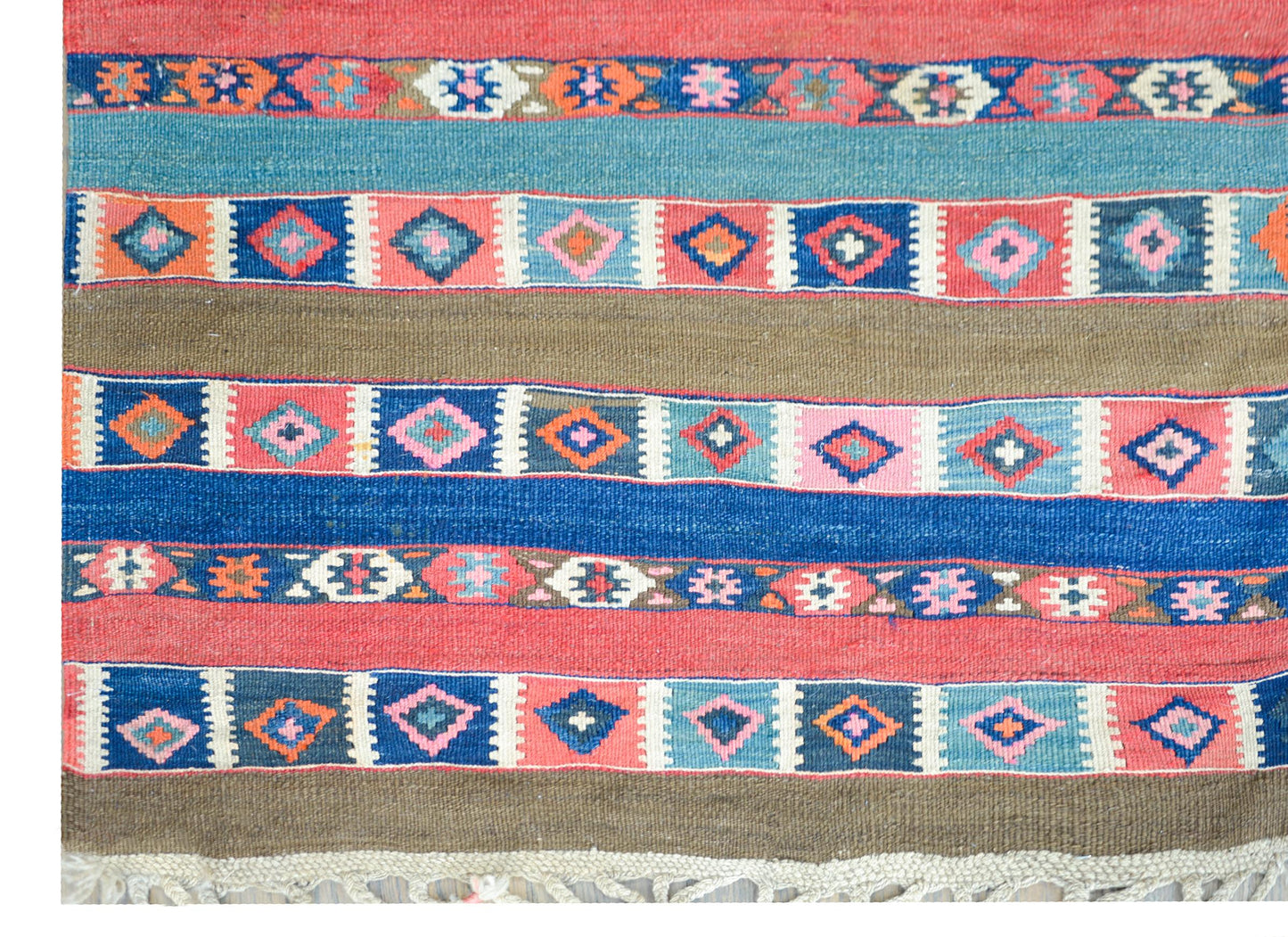 Early 20th Century Shahsavan Kilim Rug For Sale