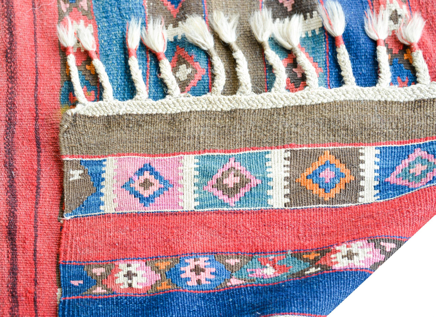 Early 20th Century Shahsavan Kilim Rug For Sale
