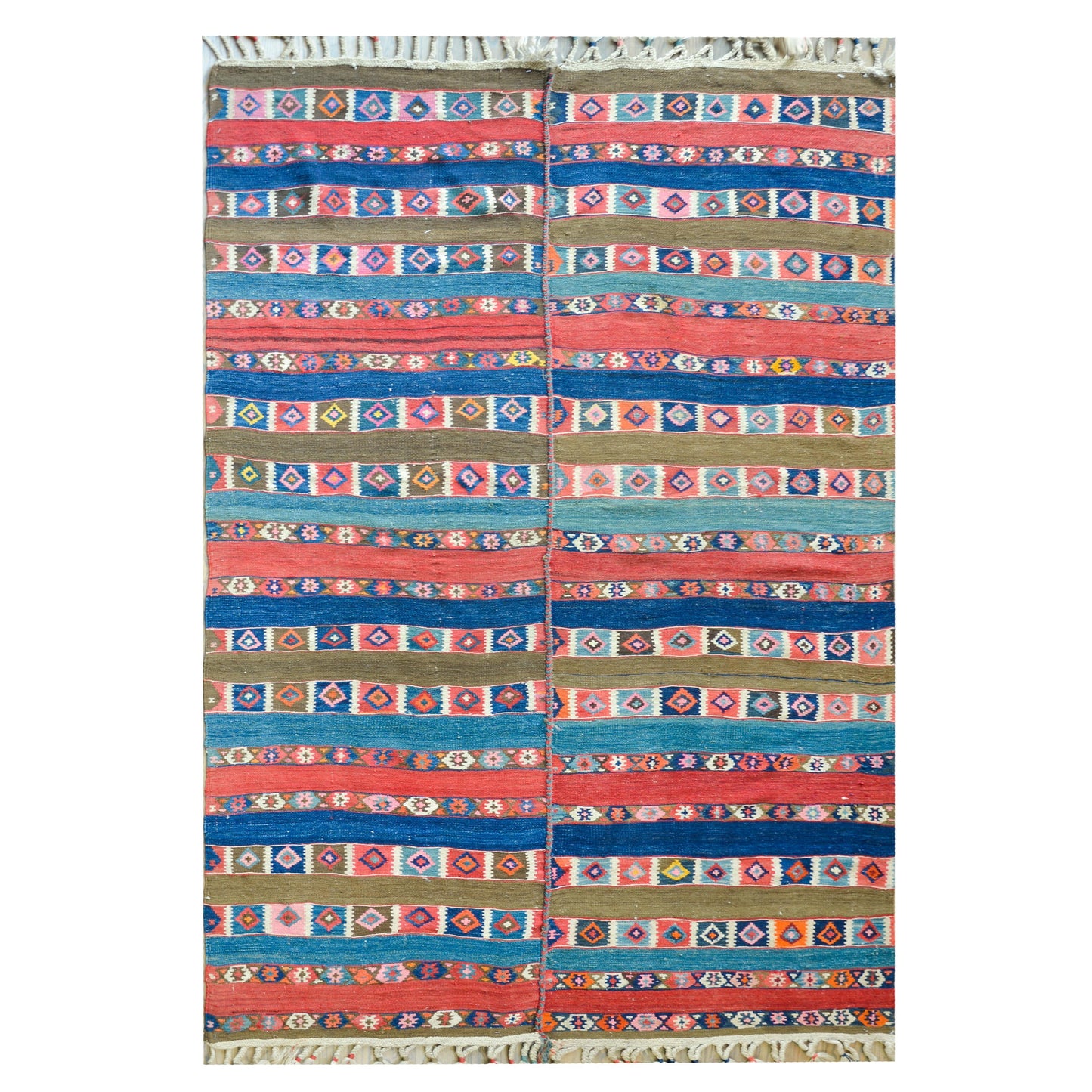 Early 20th Century Shahsavan Kilim Rug For Sale
