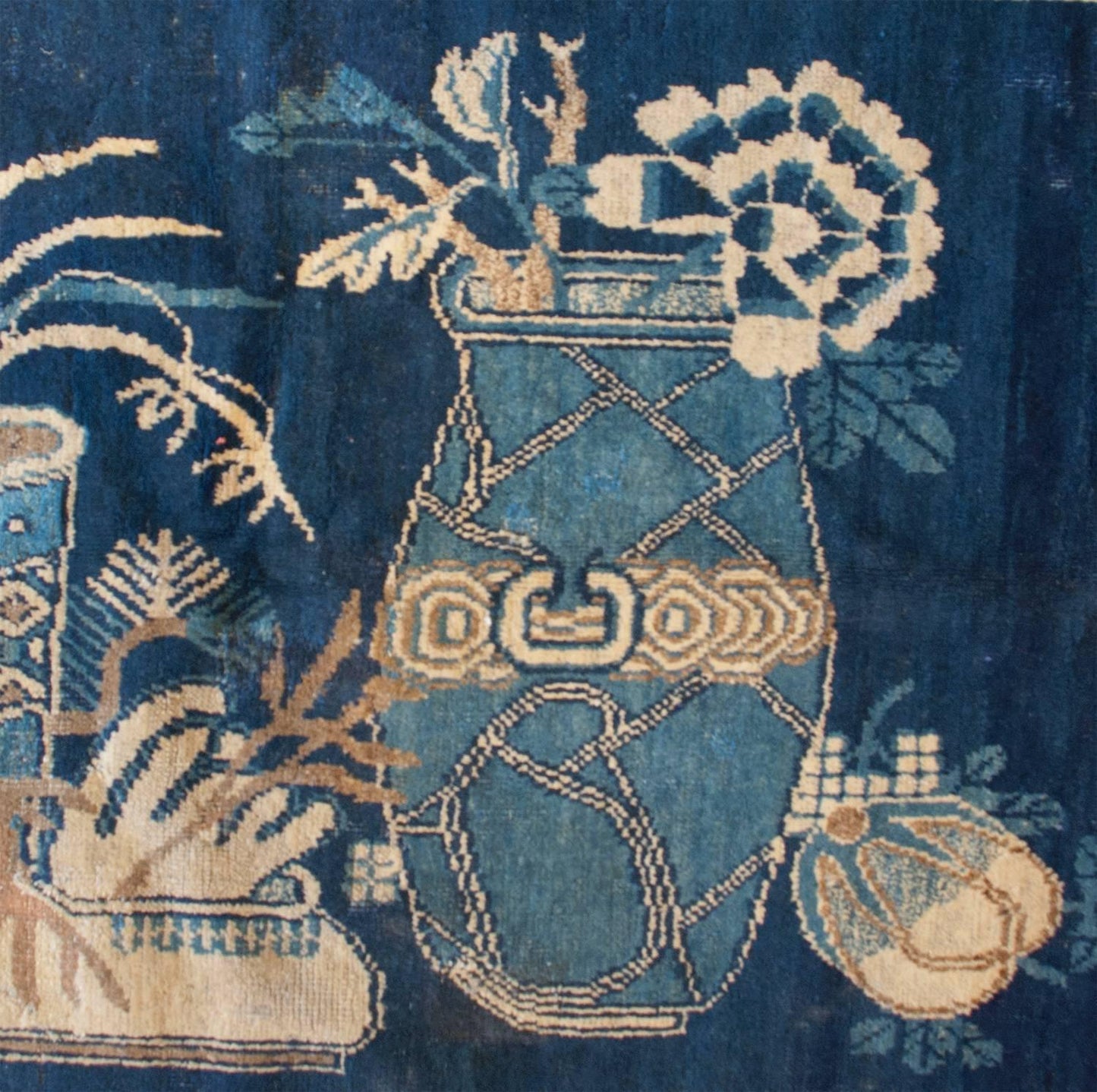 Extremely Rare Early 20th Century Pictorial Chinese Rug For Sale