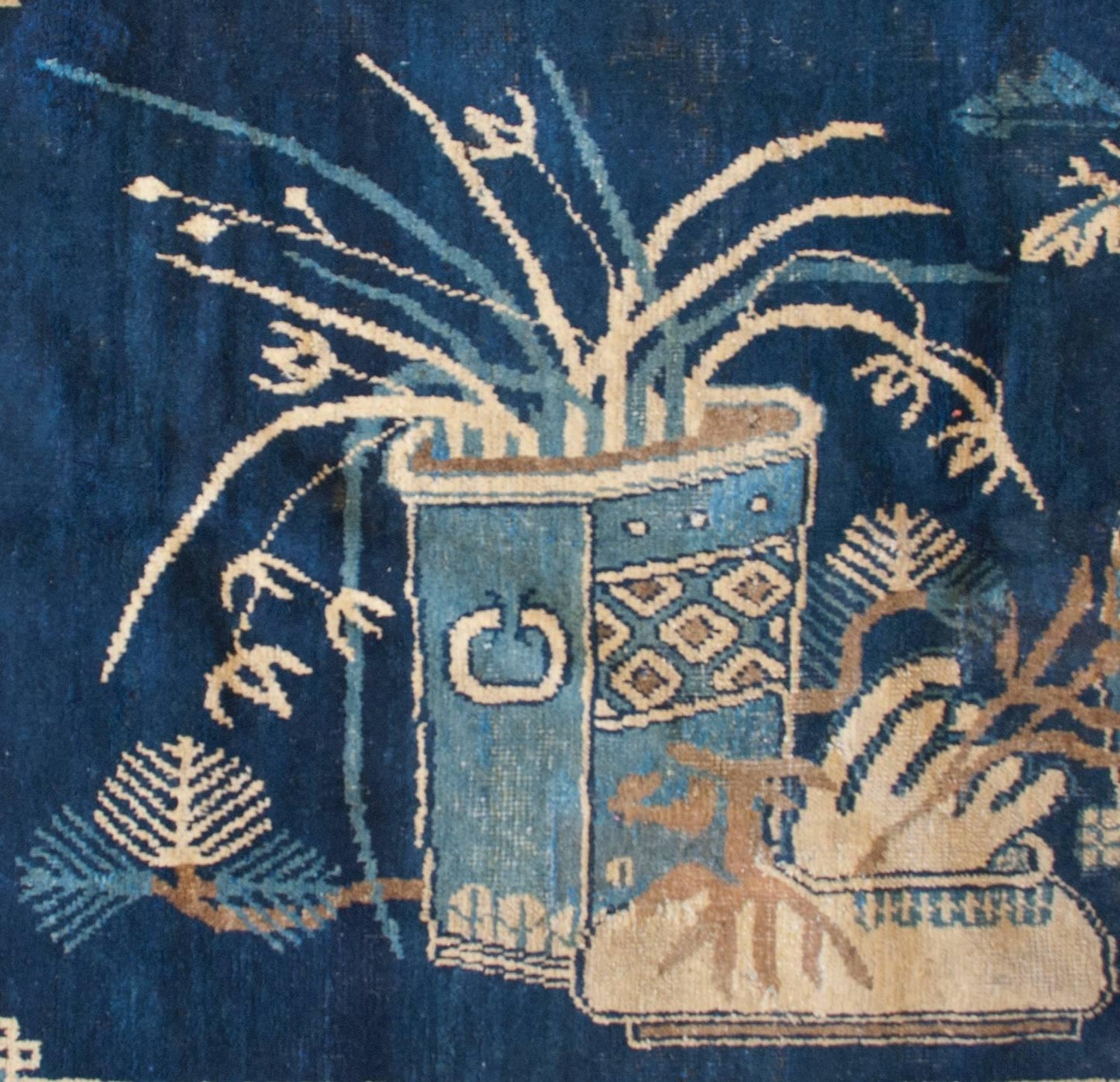 Extremely Rare Early 20th Century Pictorial Chinese Rug For Sale