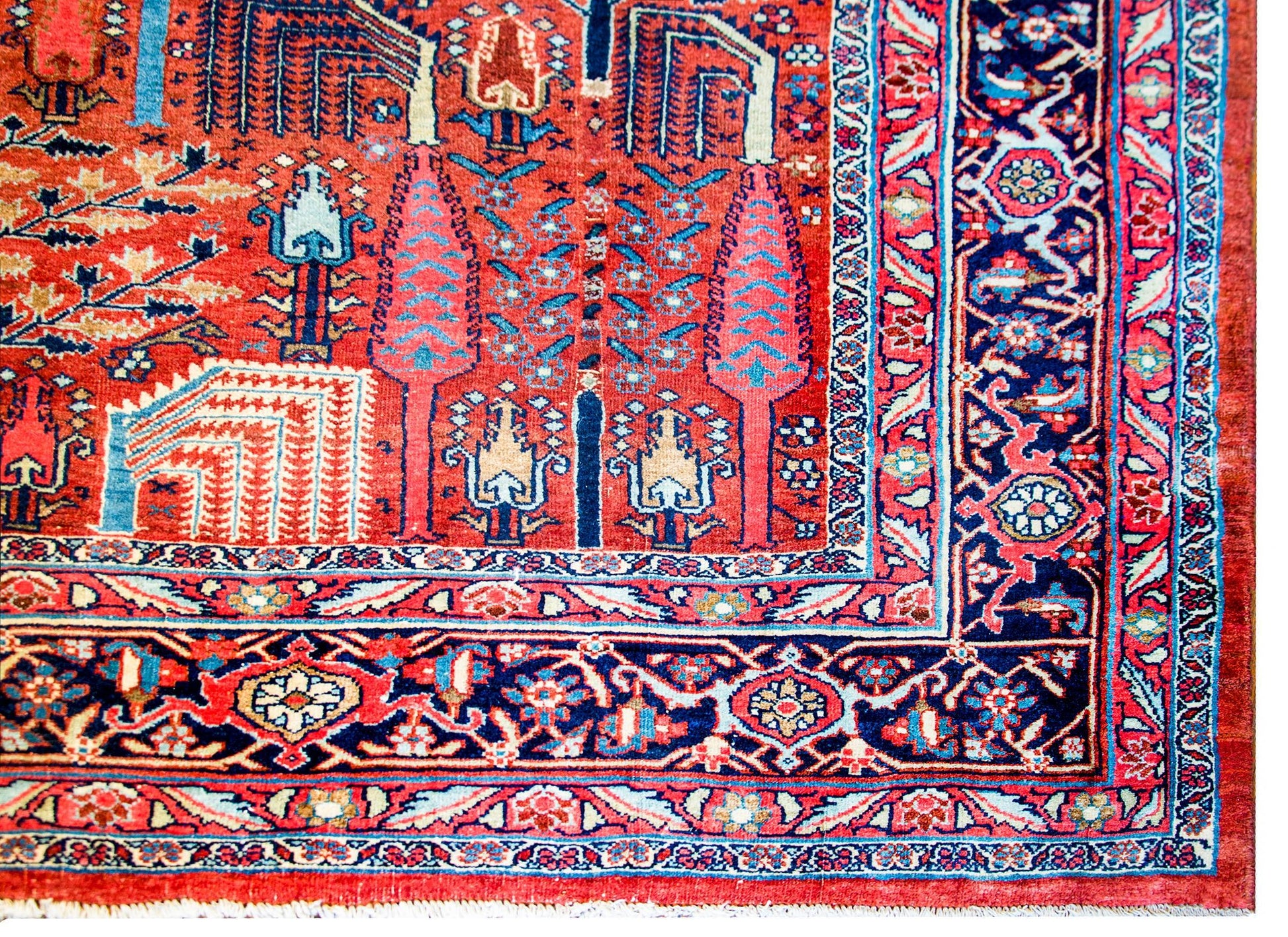 Breathtaking Early 20th Century Bidjar Rug For Sale