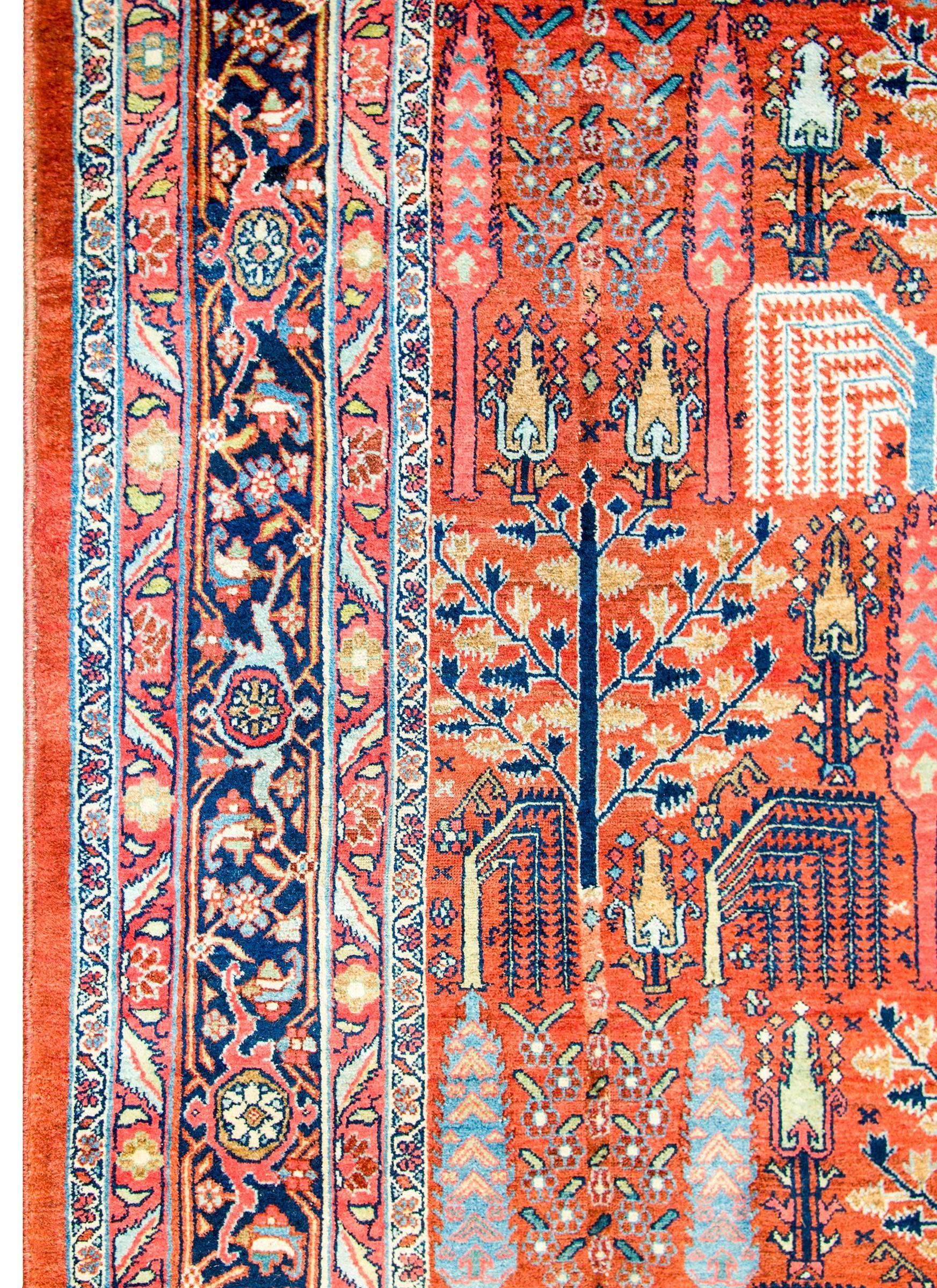 Breathtaking Early 20th Century Bidjar Rug For Sale