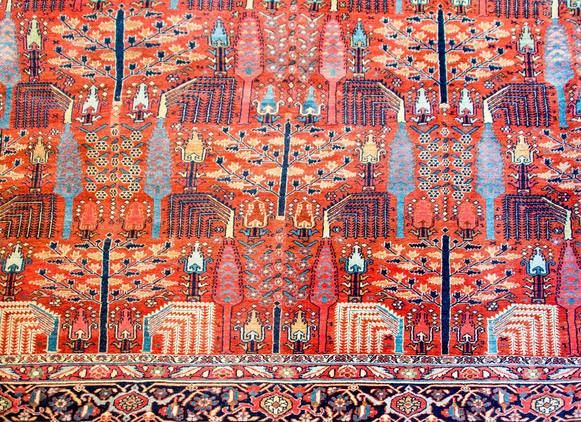 Breathtaking Early 20th Century Bidjar Rug For Sale