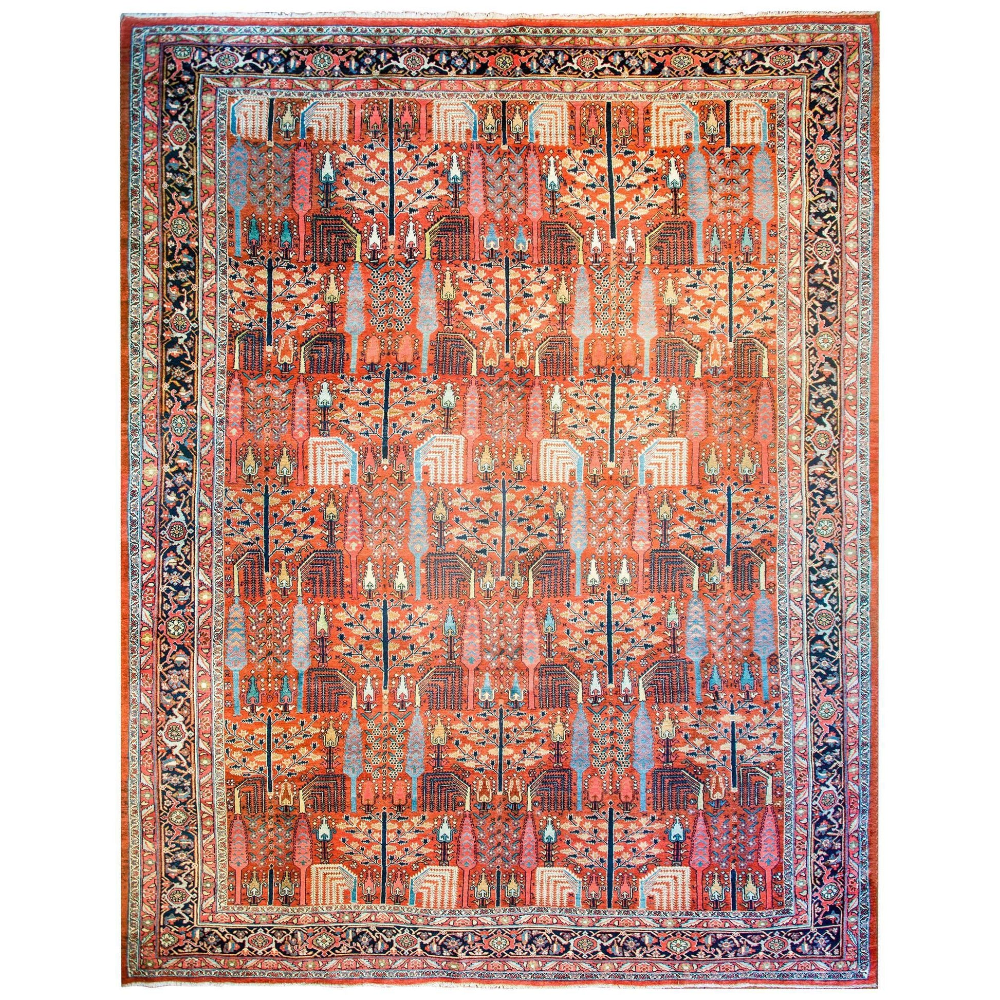 Breathtaking Early 20th Century Bidjar Rug For Sale