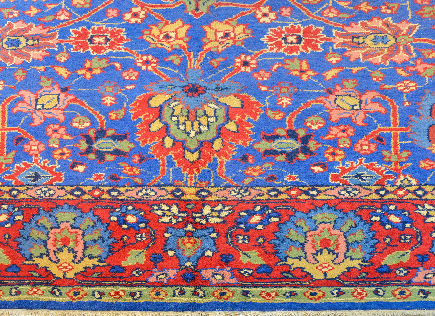 Bold Vintage Persian Mahal Rug For Sale