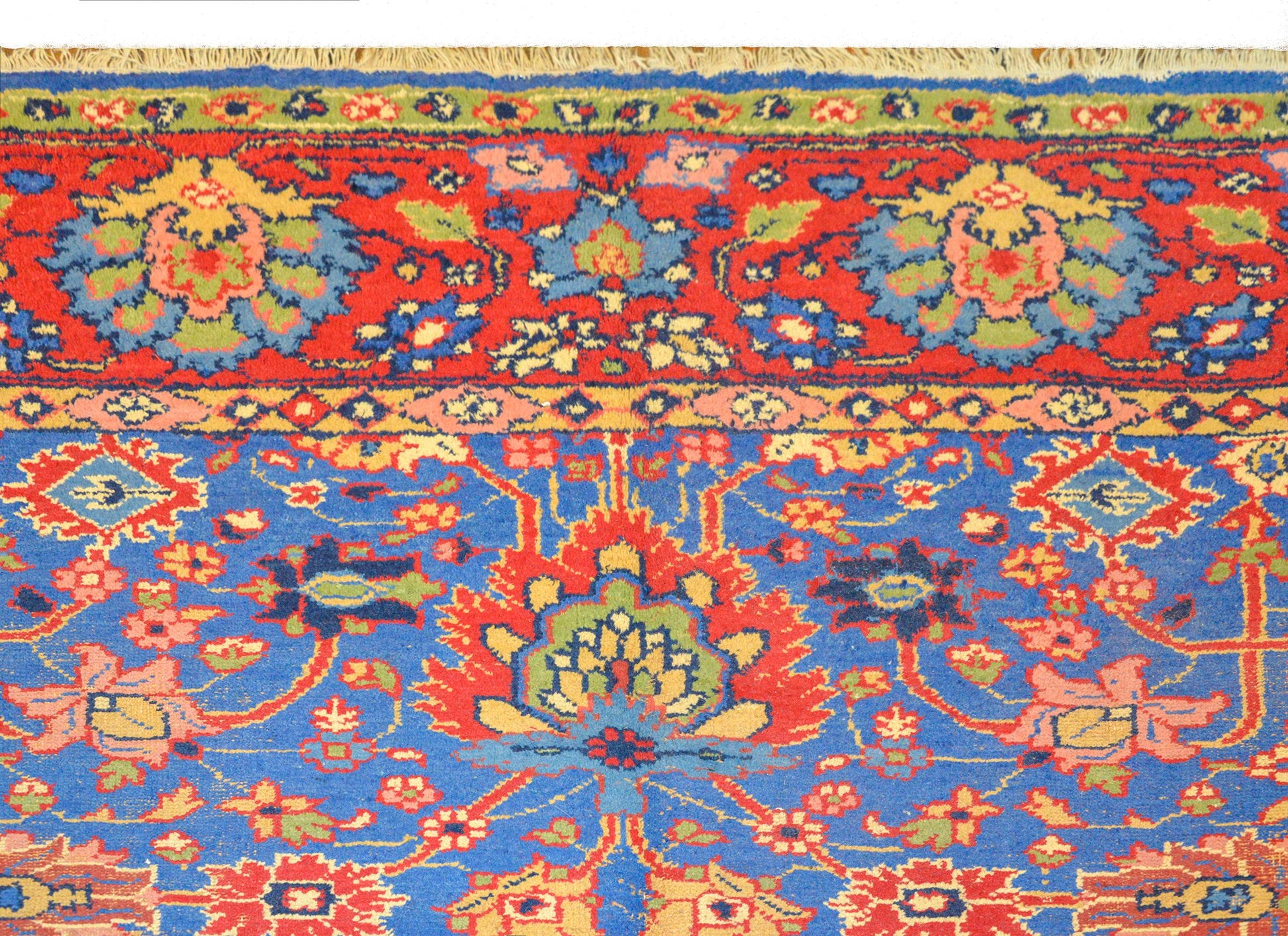 Bold Vintage Persian Mahal Rug For Sale