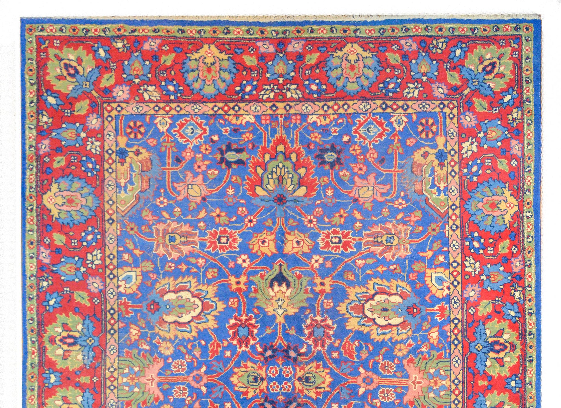 Bold Vintage Persian Mahal Rug For Sale