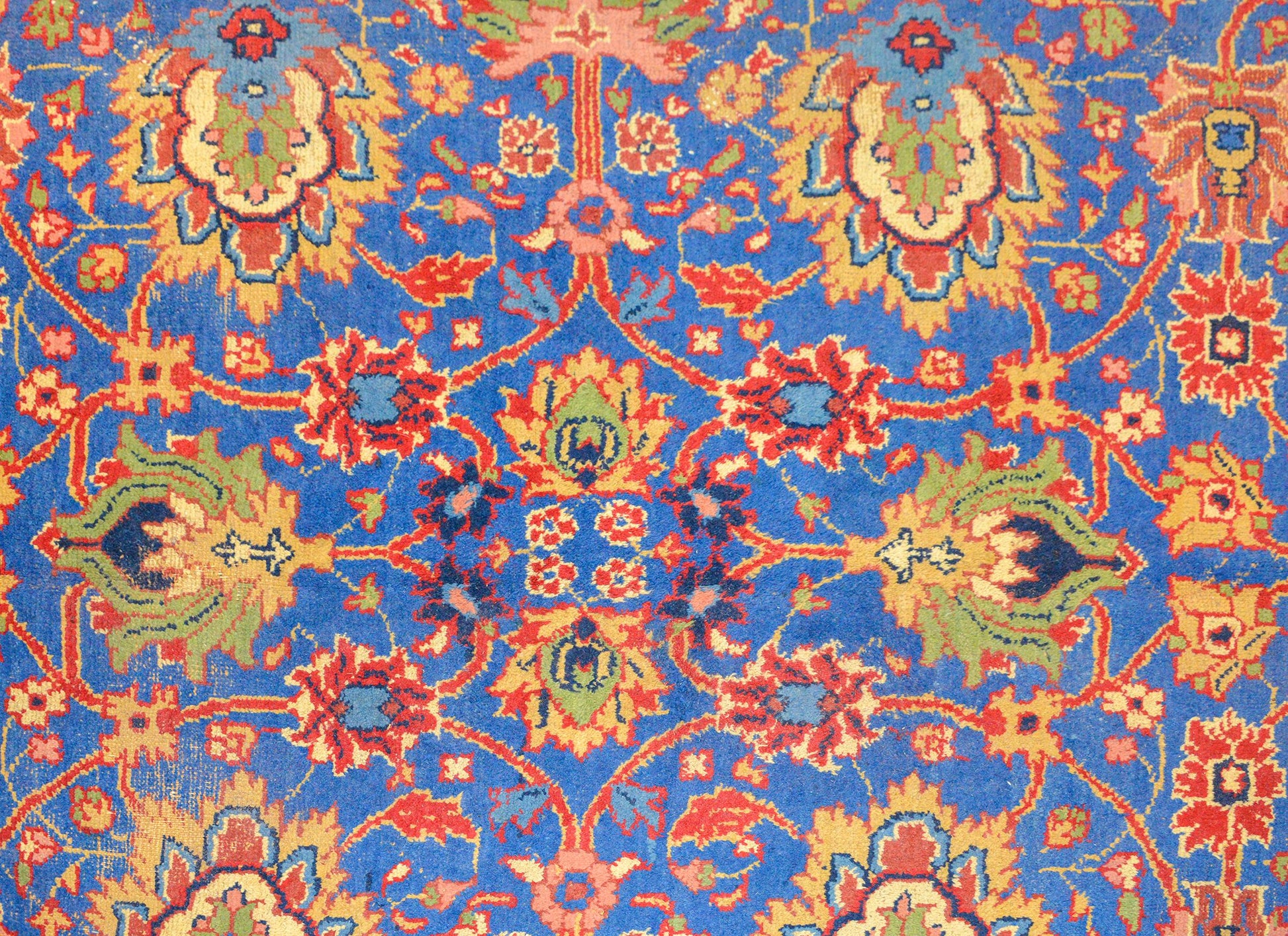 Bold Vintage Persian Mahal Rug For Sale