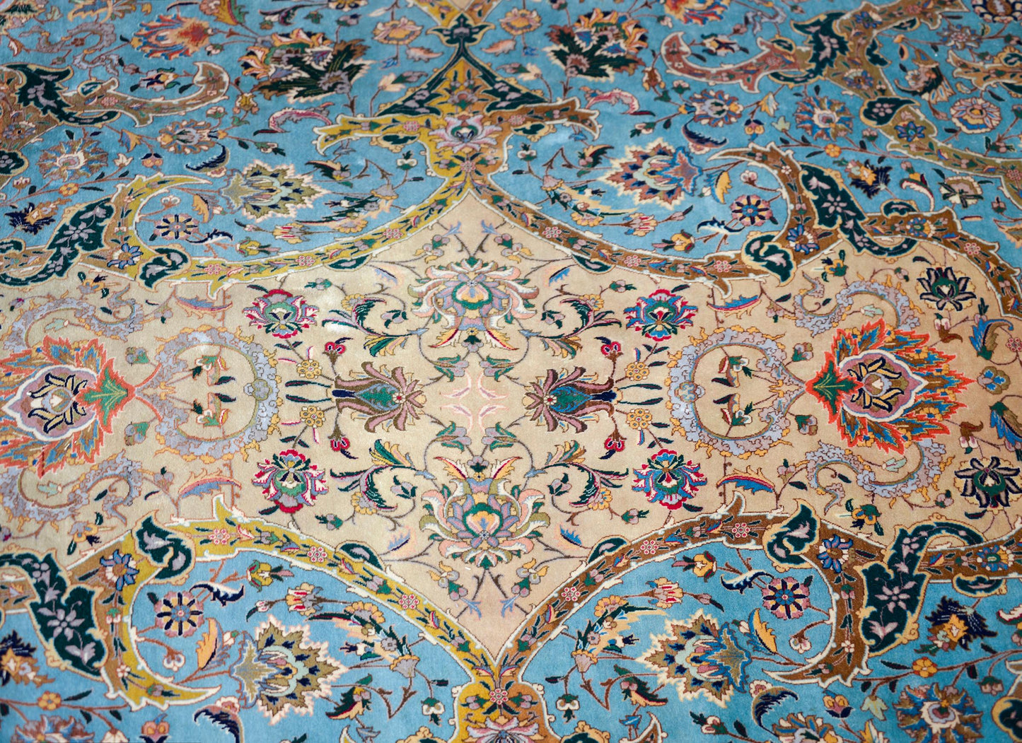 Vintage Persian Tabriz Rug For Sale