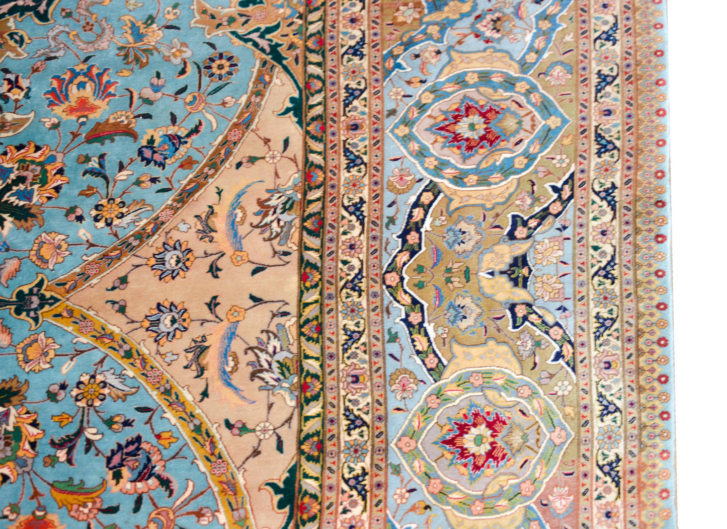 Vintage Persian Tabriz Rug For Sale
