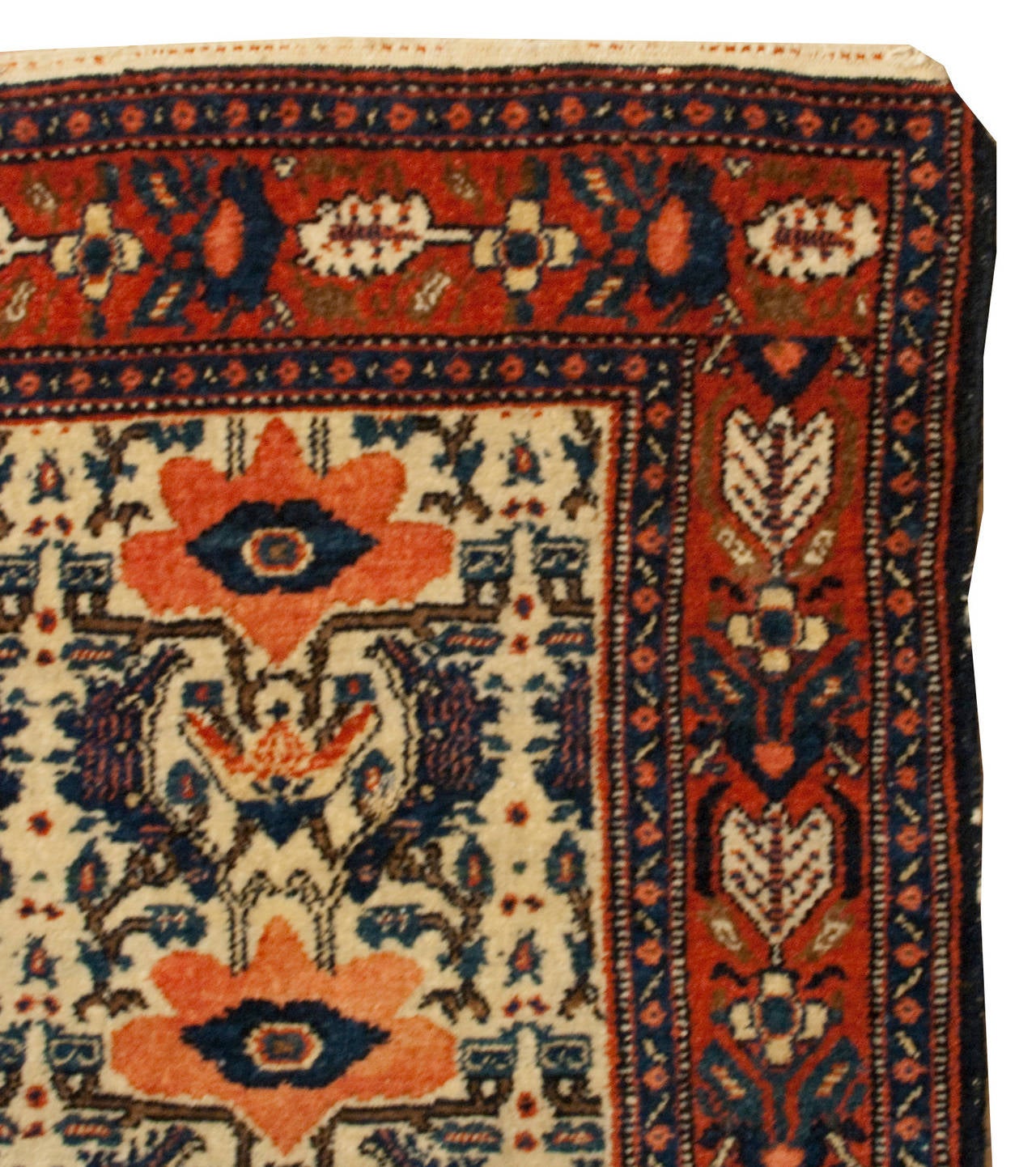 Early 20th Century Senneh Rug For Sale
