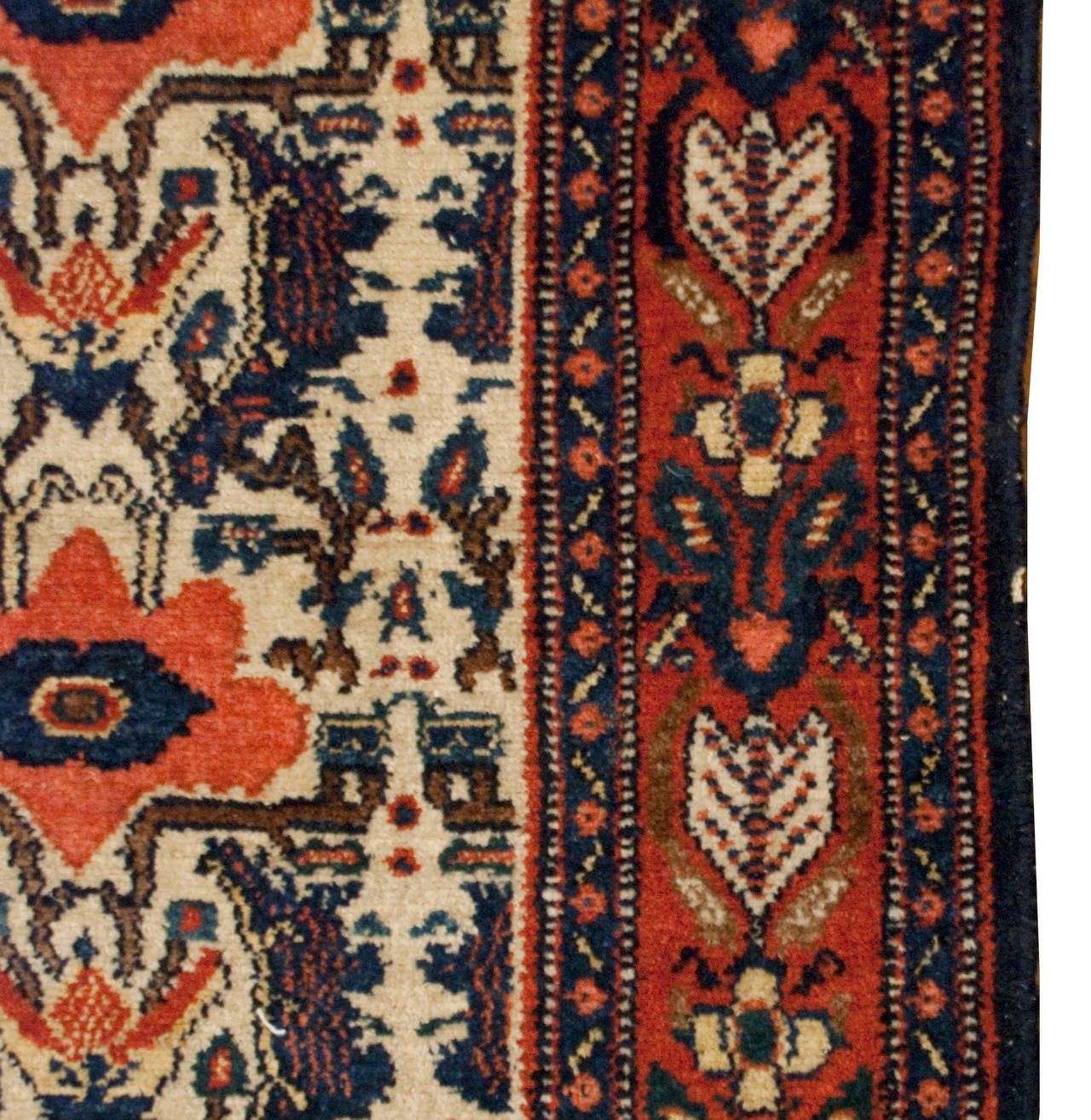 Early 20th Century Senneh Rug For Sale