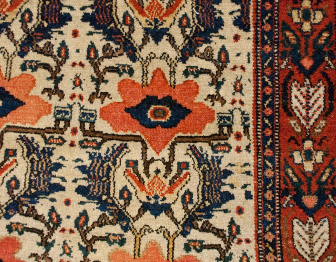 Early 20th Century Senneh Rug For Sale