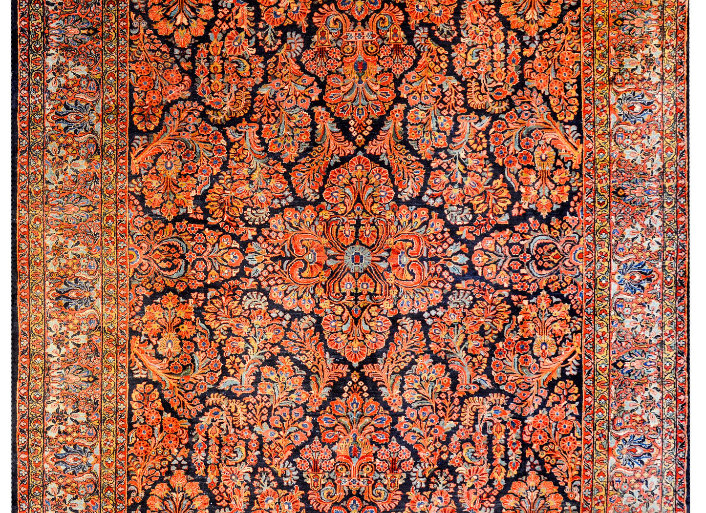 Unbelievable Early 20th Century Sarouk Rug For Sale