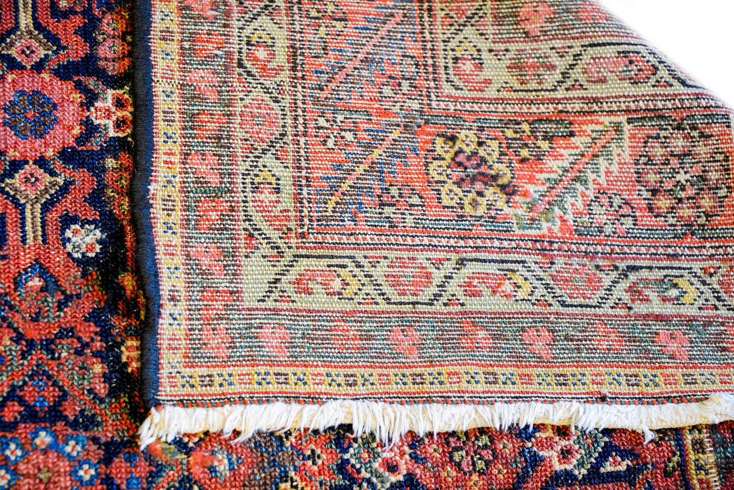 Exceptional Early 20th Century Malayar Herati Rug For Sale