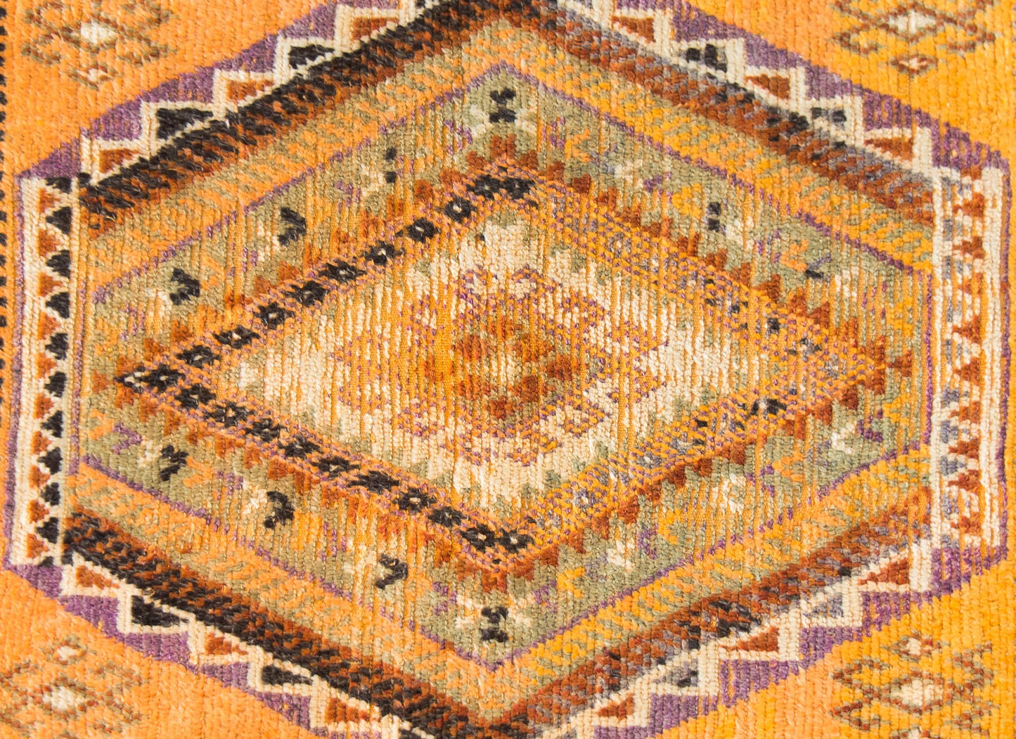 Vintage Mid-20th Century Moroccan Rug For Sale