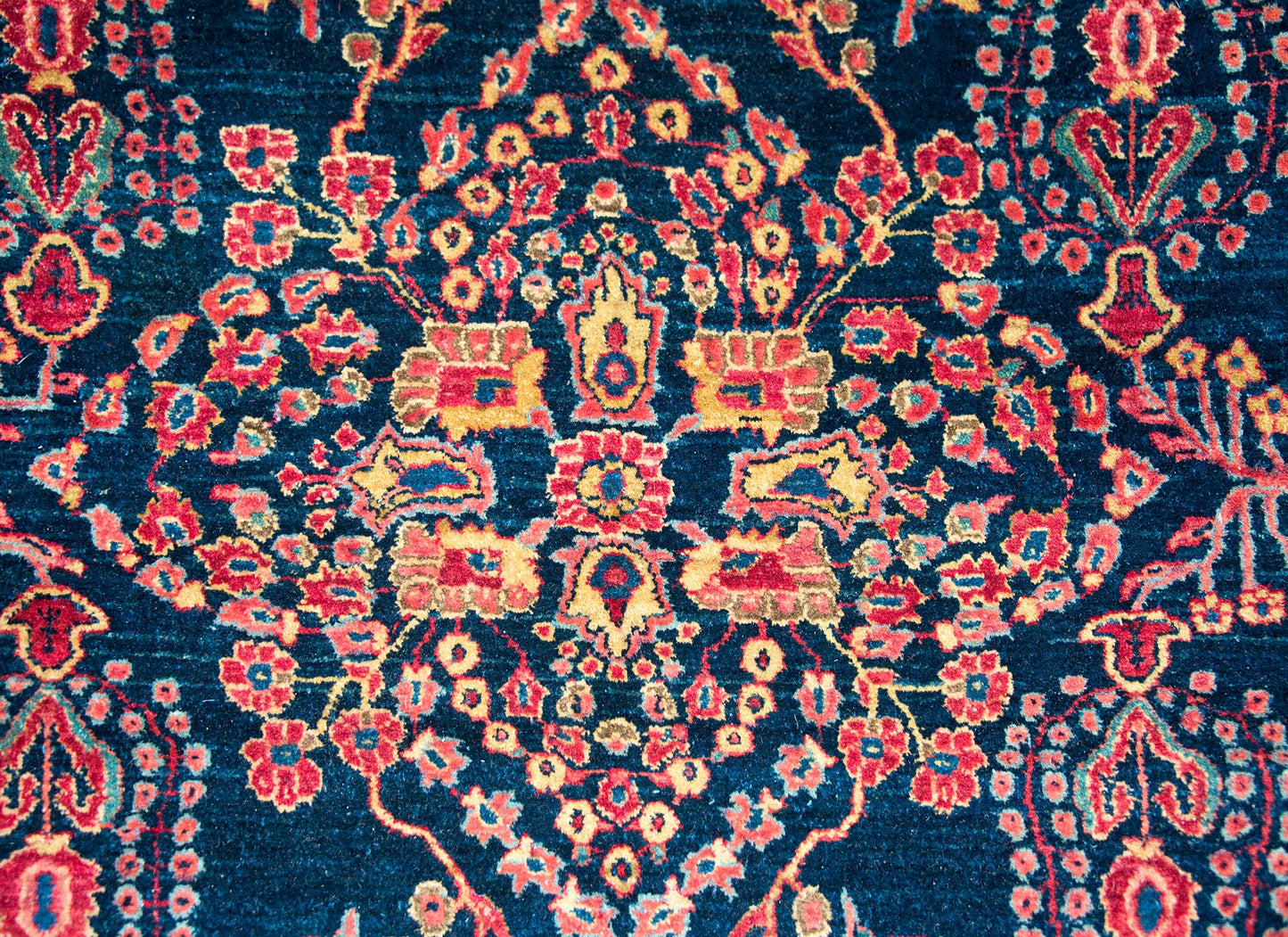 Early 20th Century Persian Sarouk Mohajeran Rug For Sale