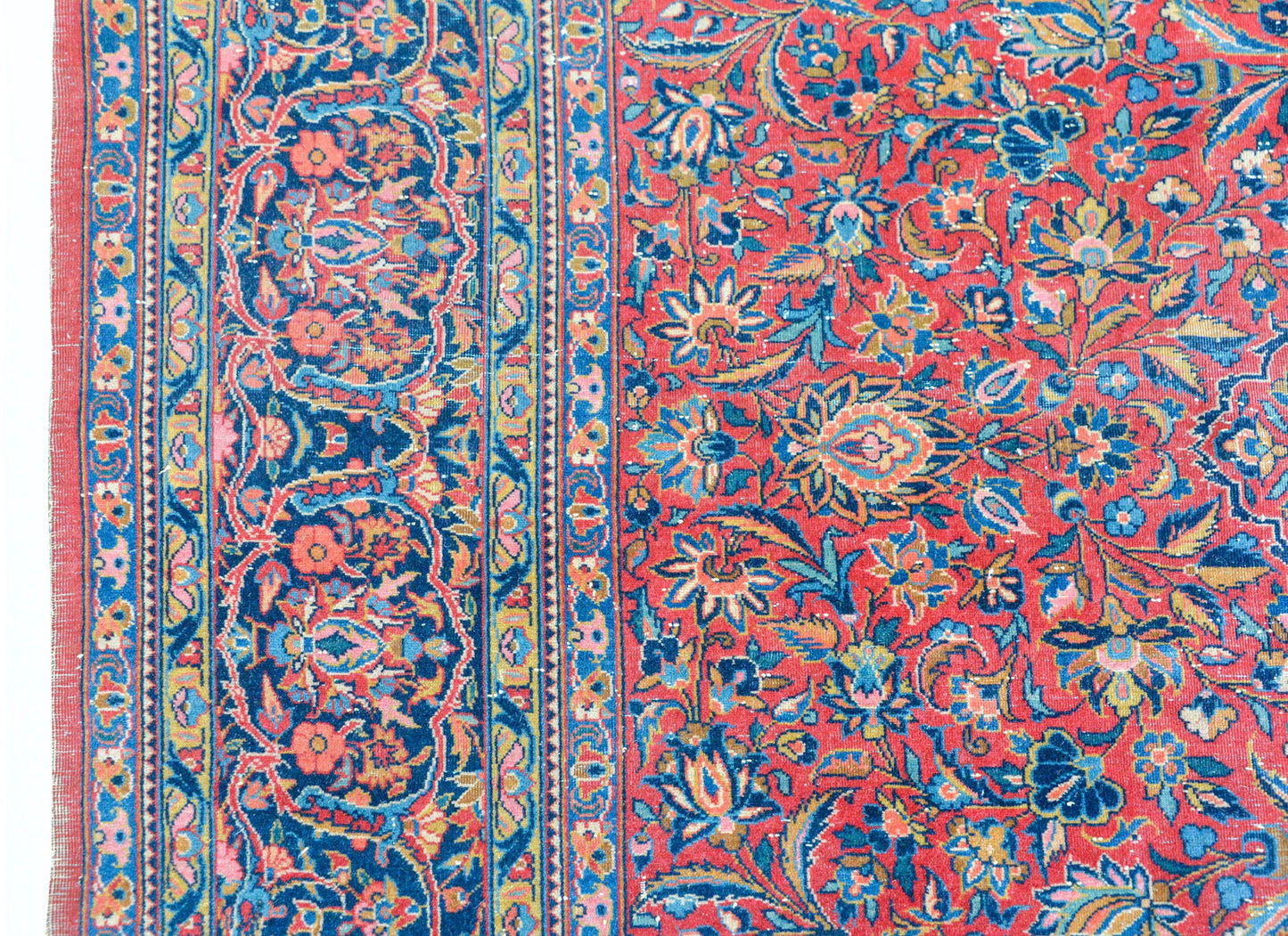 Early 20th Century Persian Kashan Rug For Sale