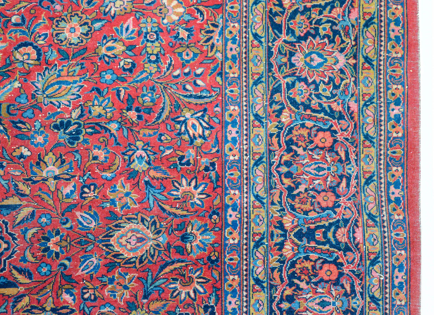 Early 20th Century Persian Kashan Rug For Sale