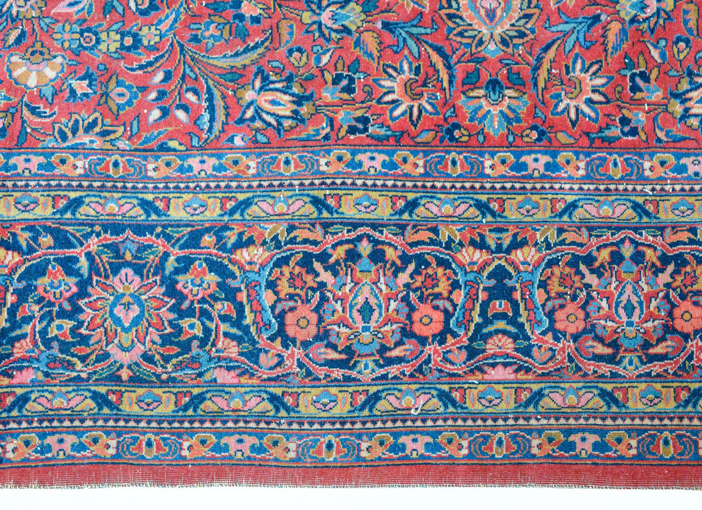 Early 20th Century Persian Kashan Rug For Sale