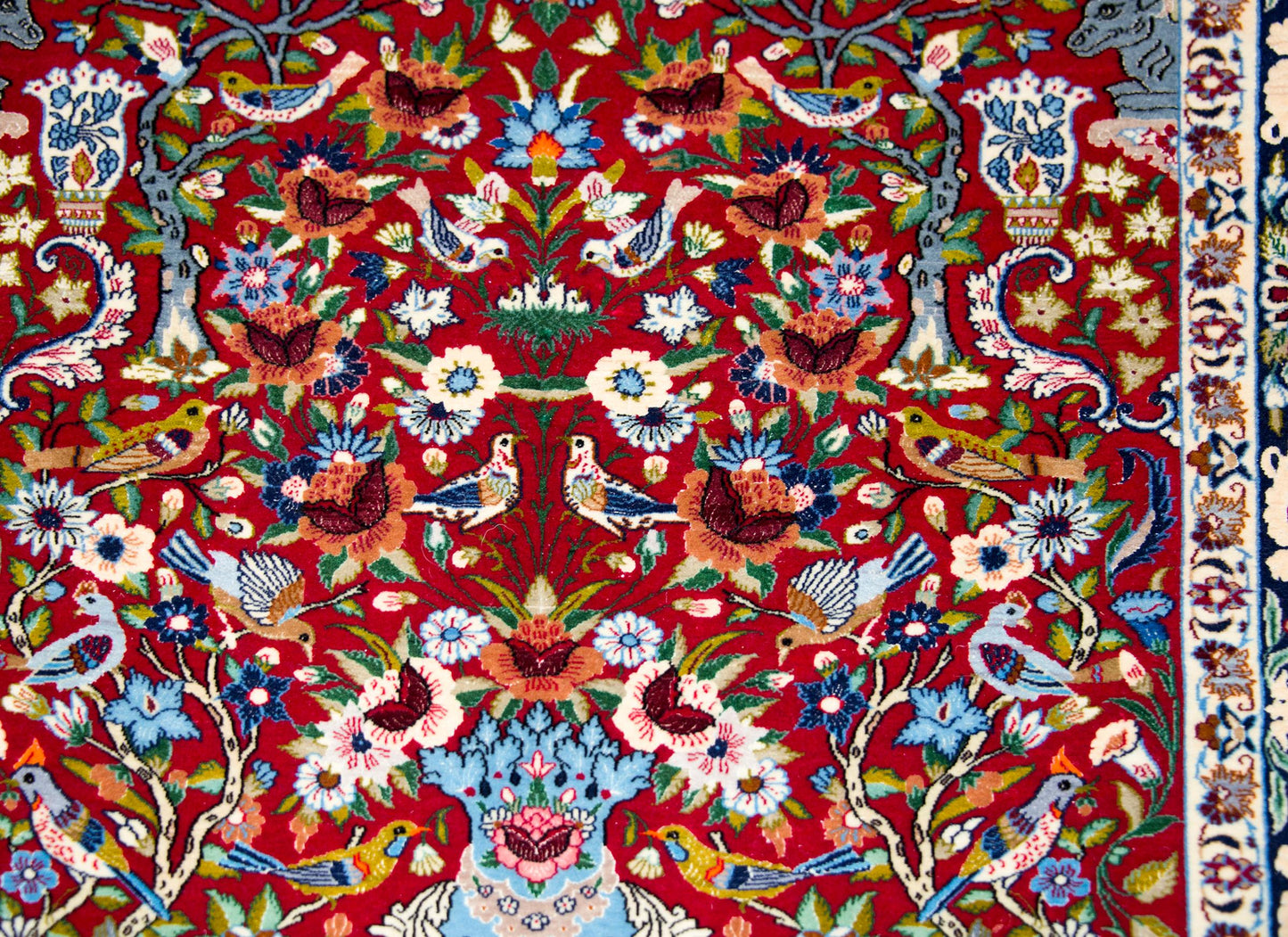 Vintage Isfahan Rug For Sale