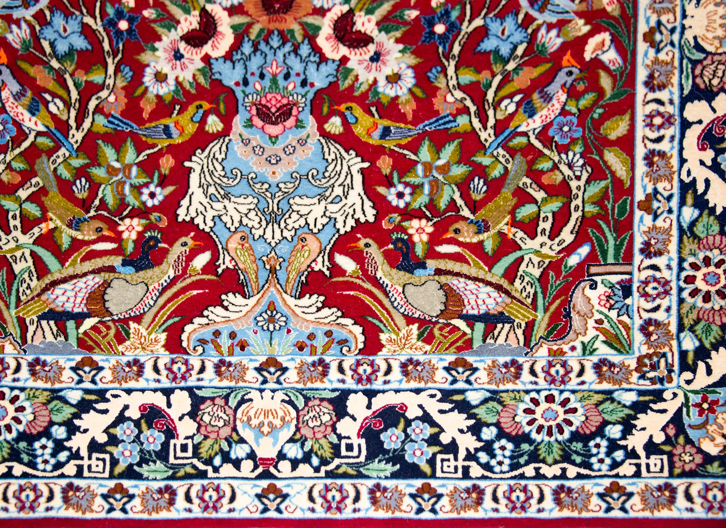 Vintage Isfahan Rug For Sale