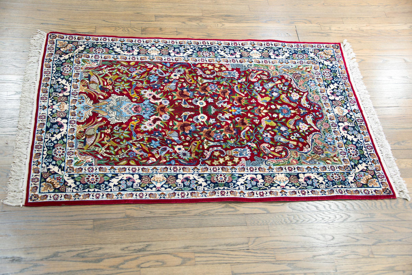 Vintage Isfahan Rug For Sale