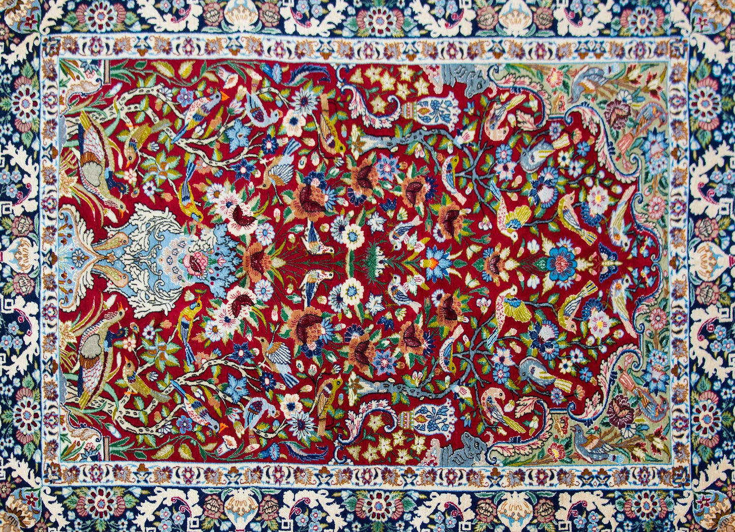 Vintage Isfahan Rug For Sale