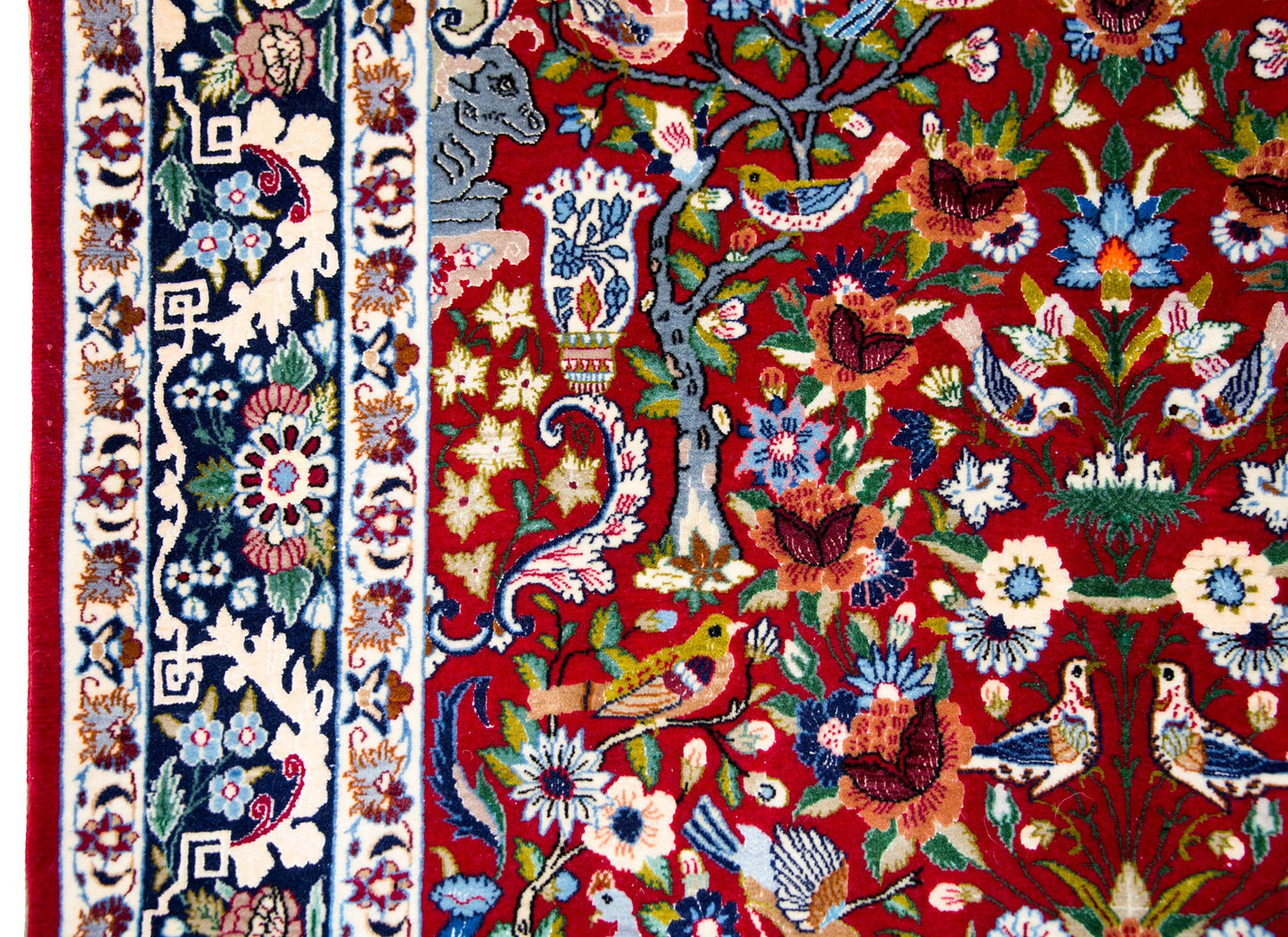 Vintage Isfahan Rug For Sale