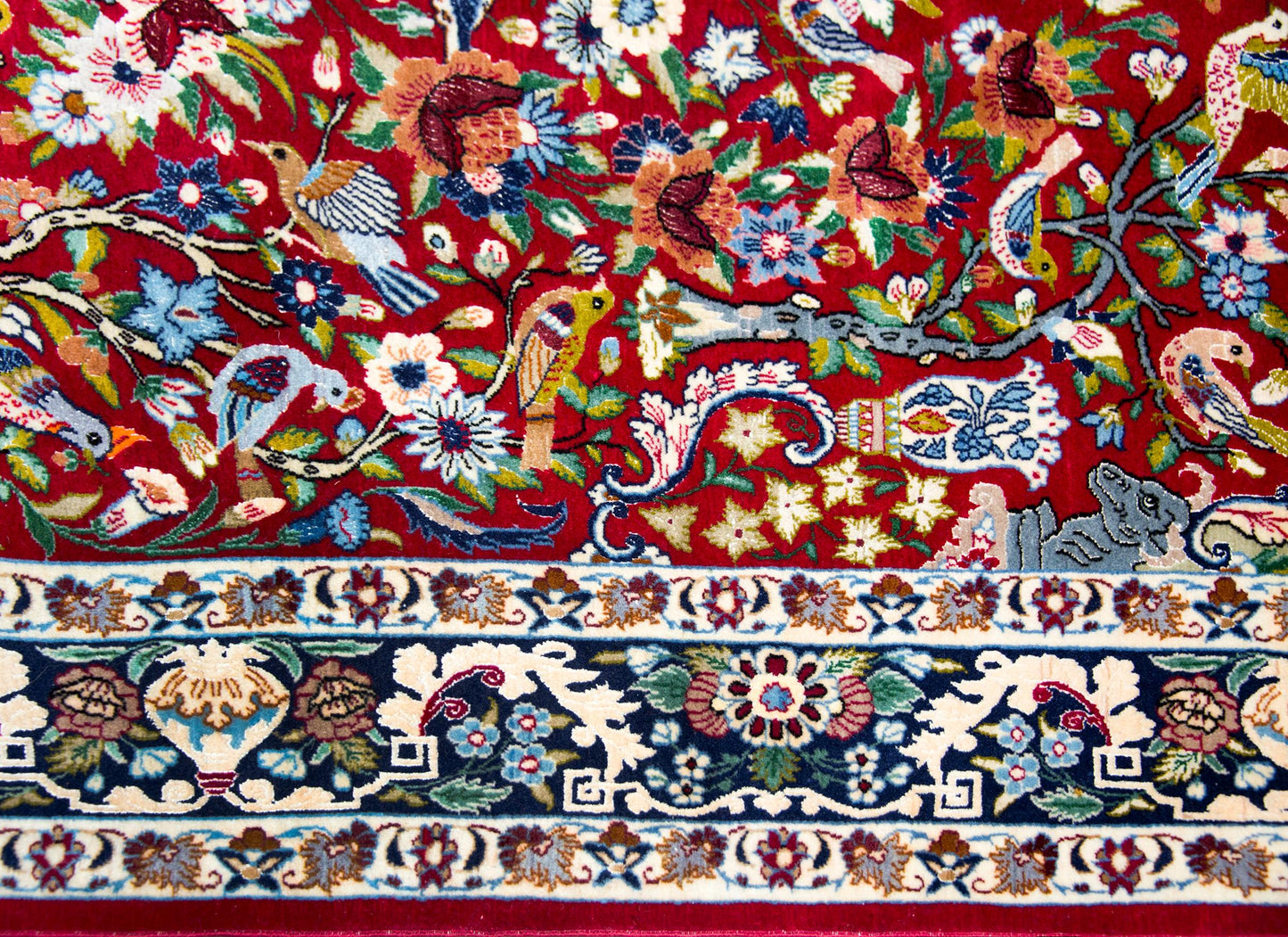 Vintage Isfahan Rug For Sale