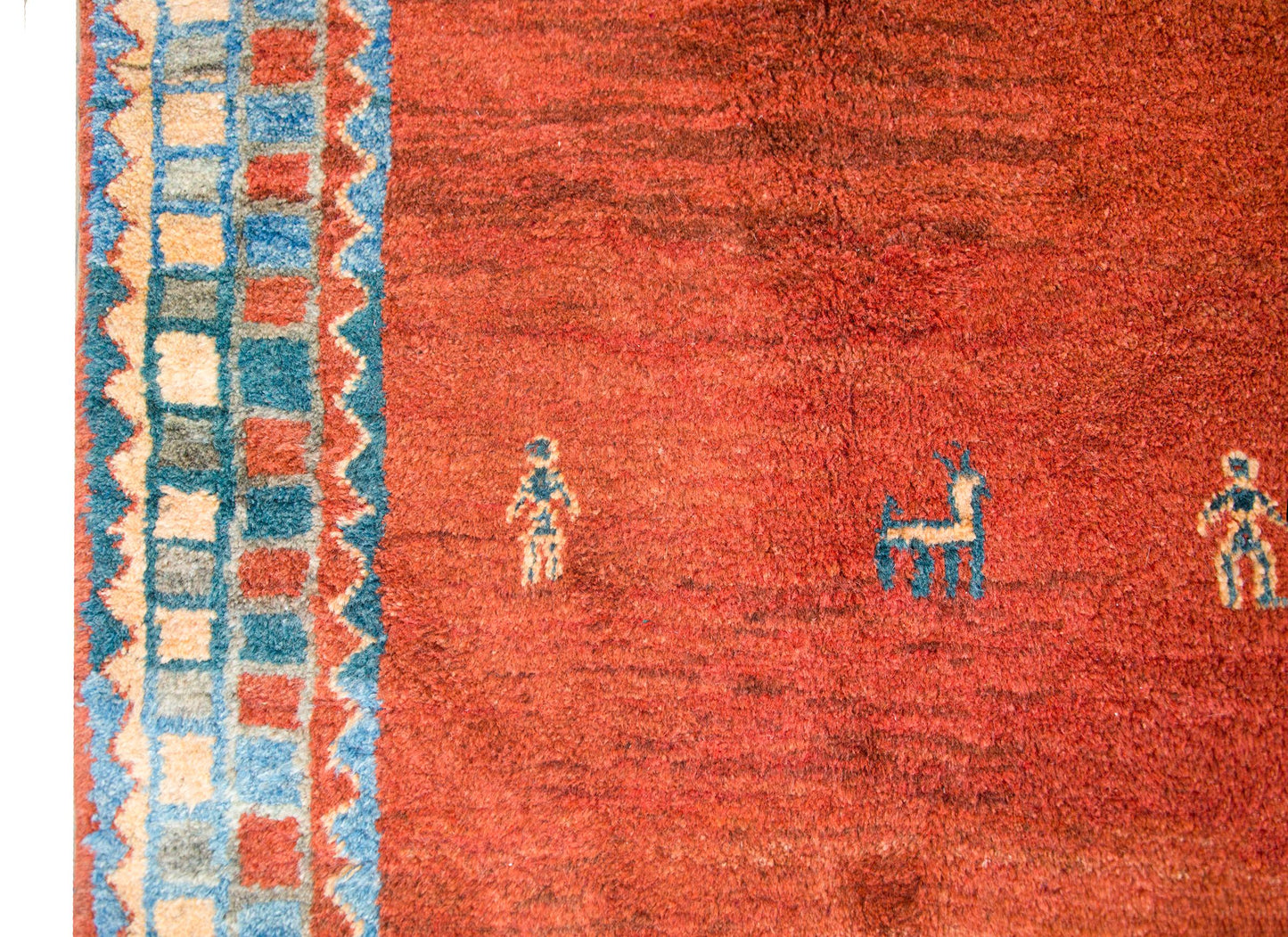 Vintage Persian Gabbeh Runner For Sale