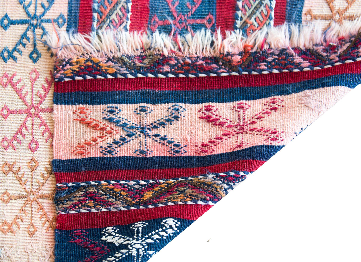 Vintage Moroccan Kilim Rug For Sale