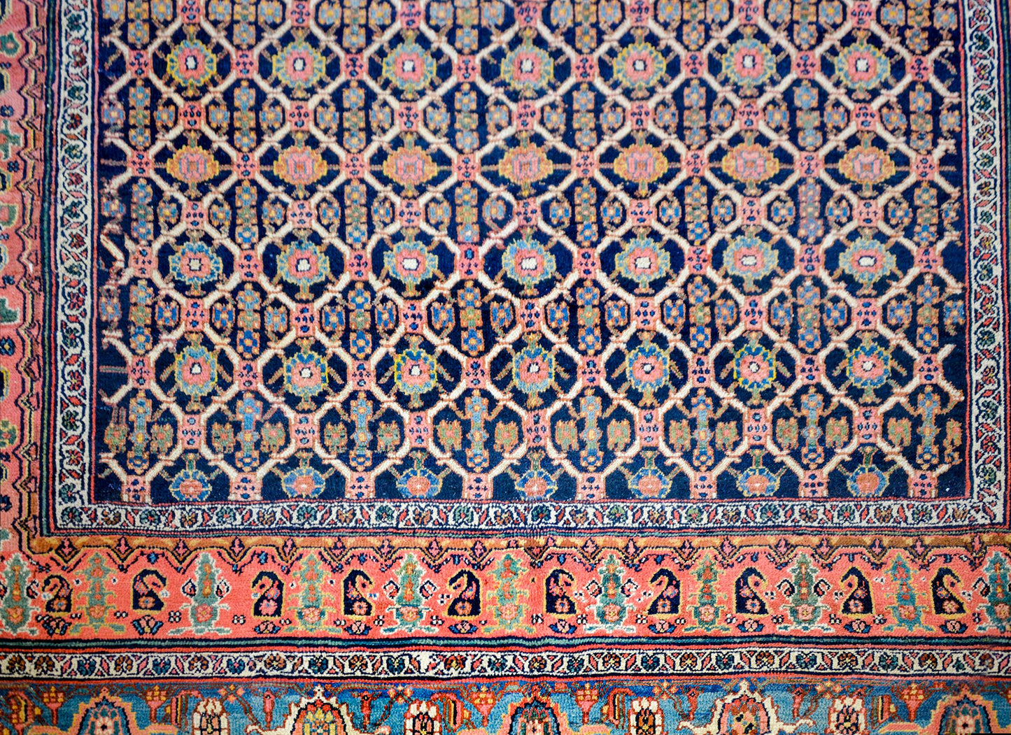 Wonderful Late 19th Century Bibikibad Rug For Sale