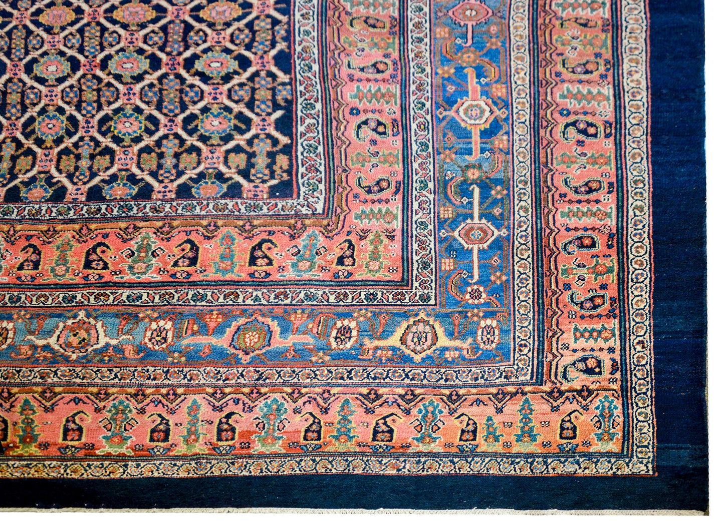 Wonderful Late 19th Century Bibikibad Rug For Sale