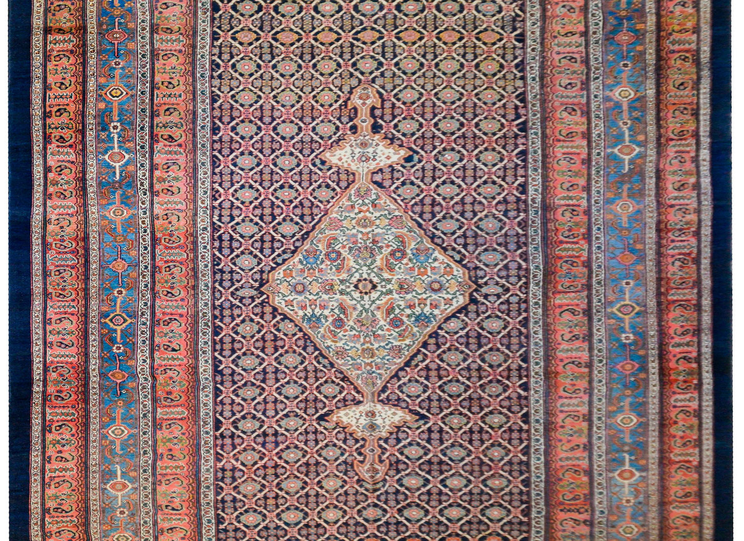 Wonderful Late 19th Century Bibikibad Rug For Sale