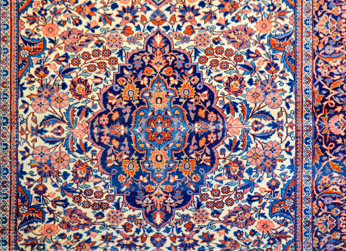 Exceptional Early 20th Century Kashan Rug For Sale