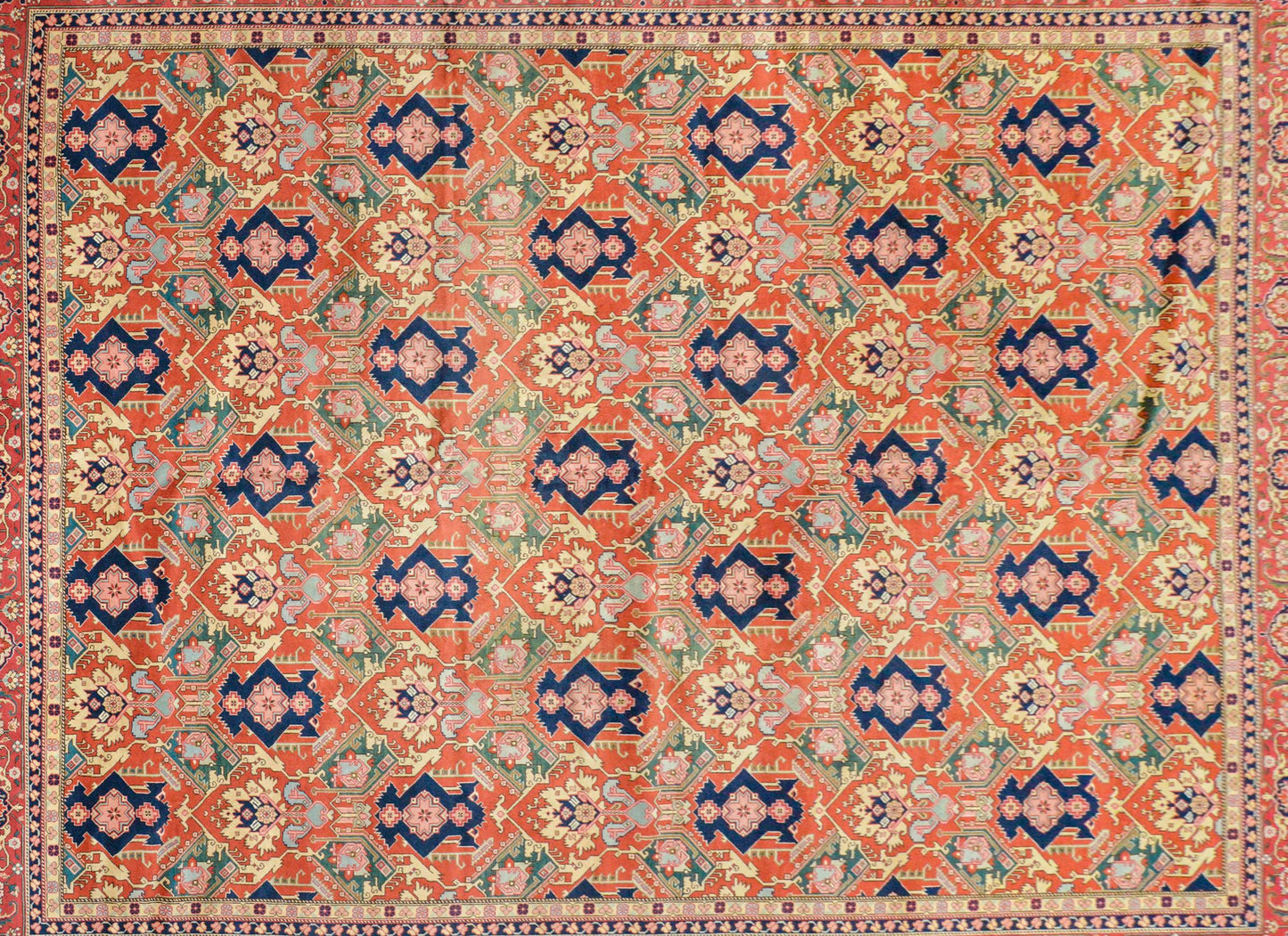Outstanding Vintage Serapi-Style Rug For Sale