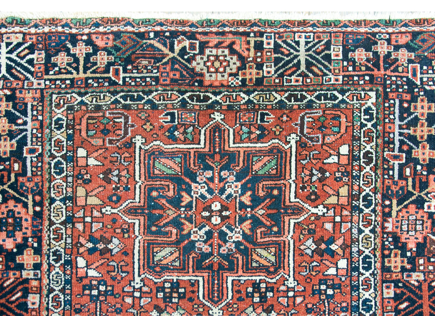 Early 20th Century Persian Karaja Rug For Sale