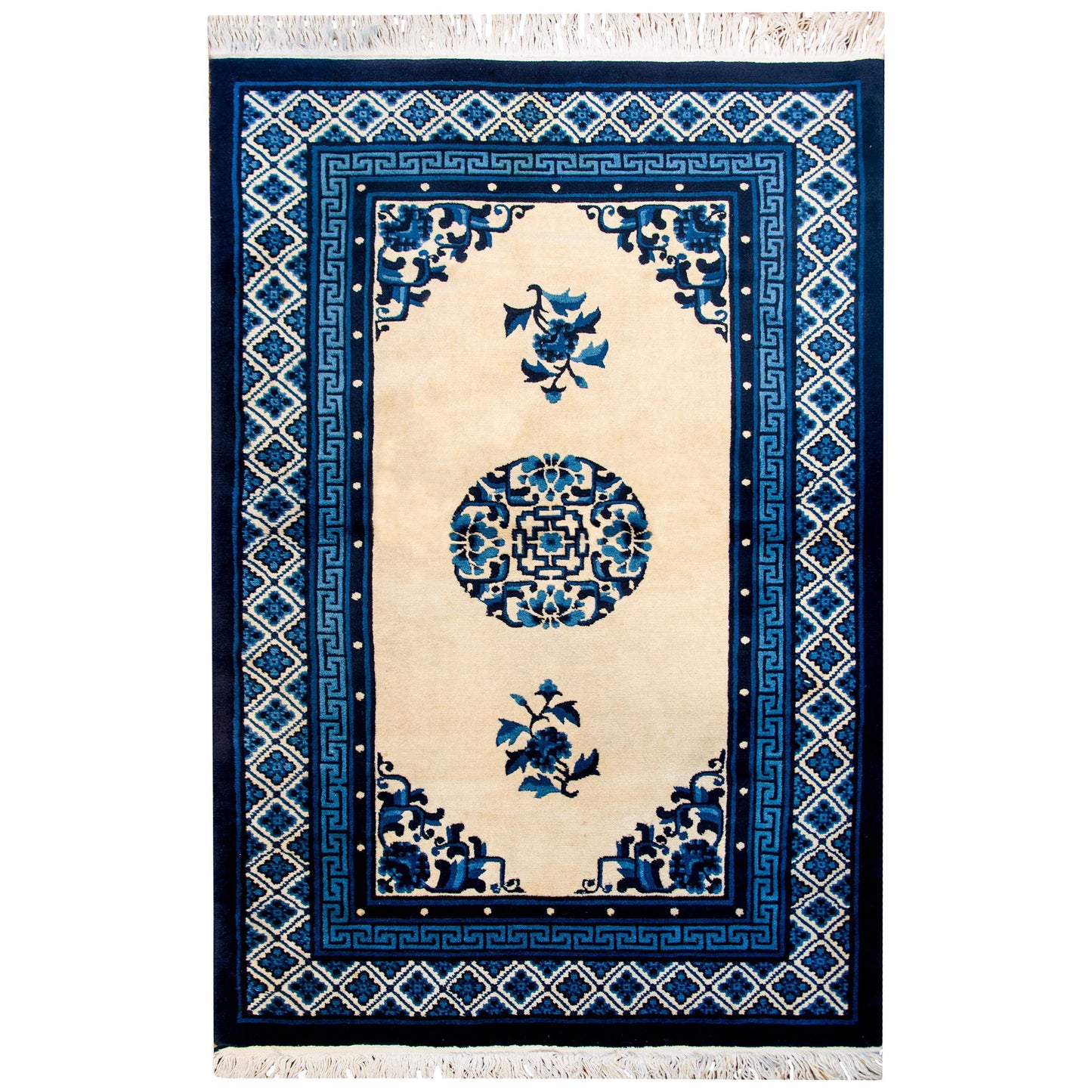 Early 20th Century Chinese Peking Rug For Sale