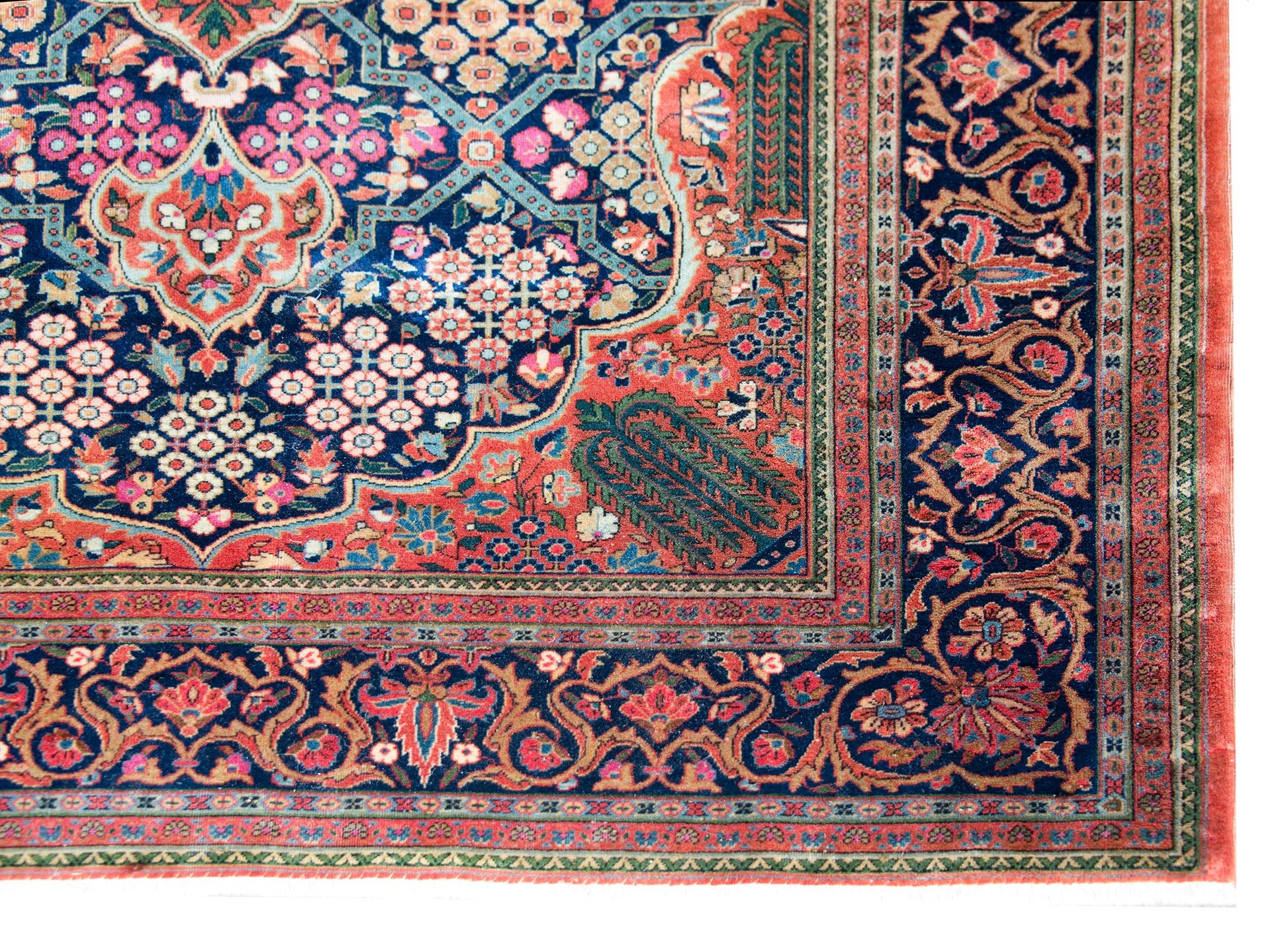 Early 20th Century Dabir Kashan Rug For Sale