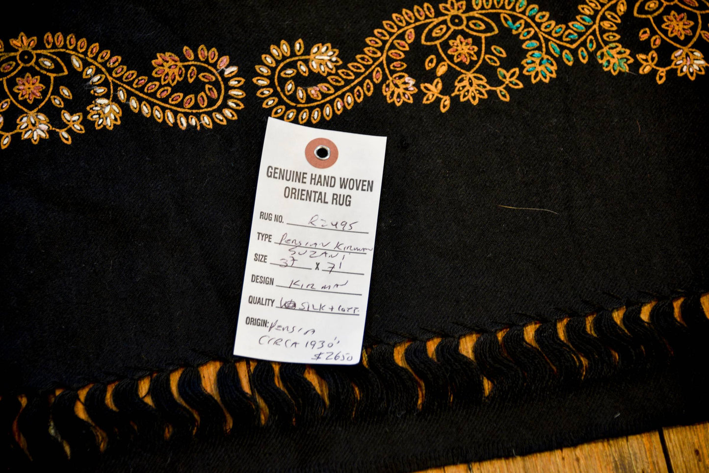 Skillfully Embroidered Late 20th Century Indian Suzani Textile For Sale