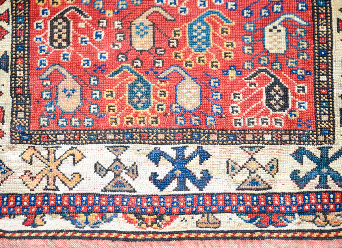 Early 20th Century Ganjeh Rug For Sale