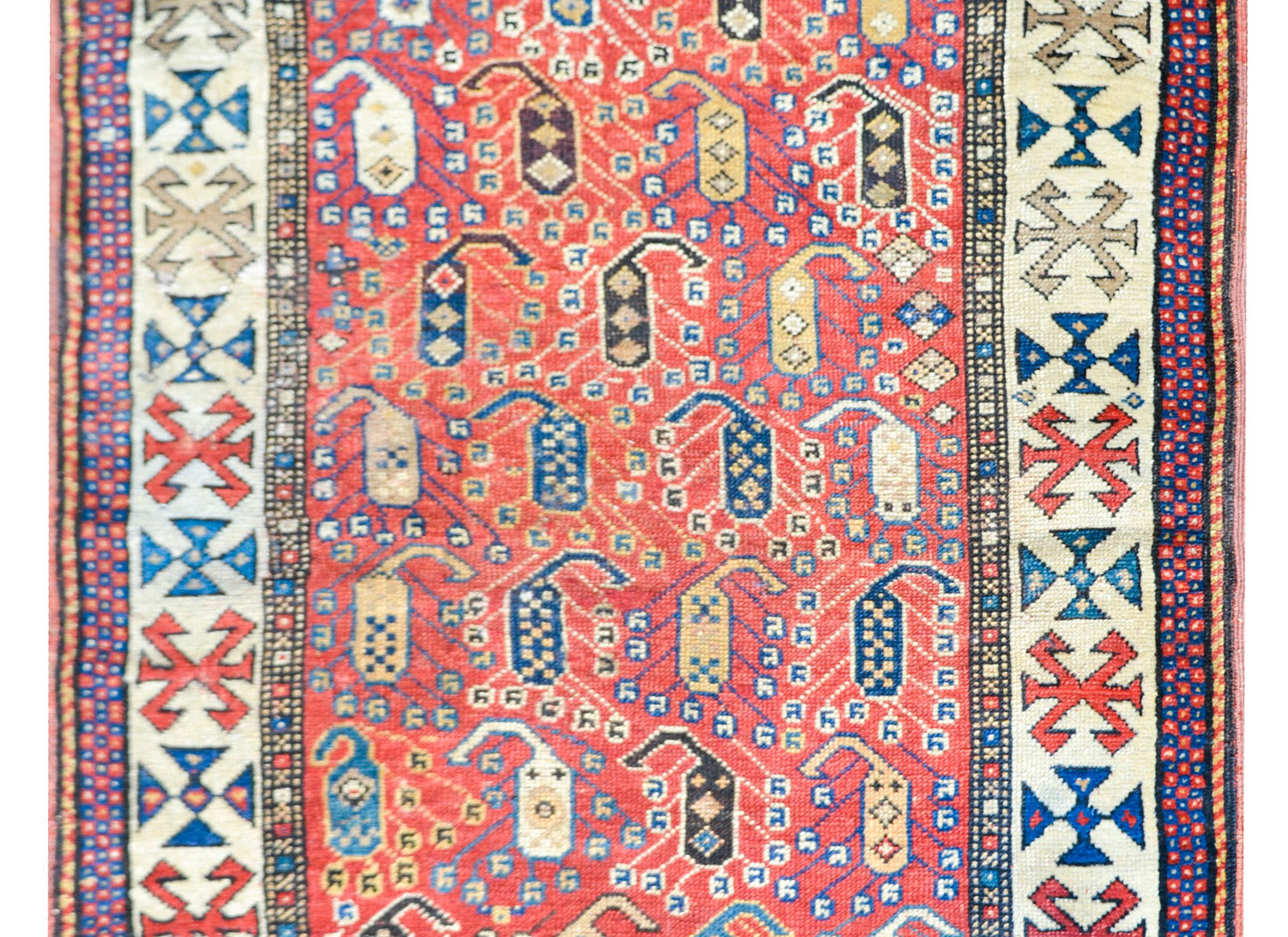 Early 20th Century Ganjeh Rug For Sale