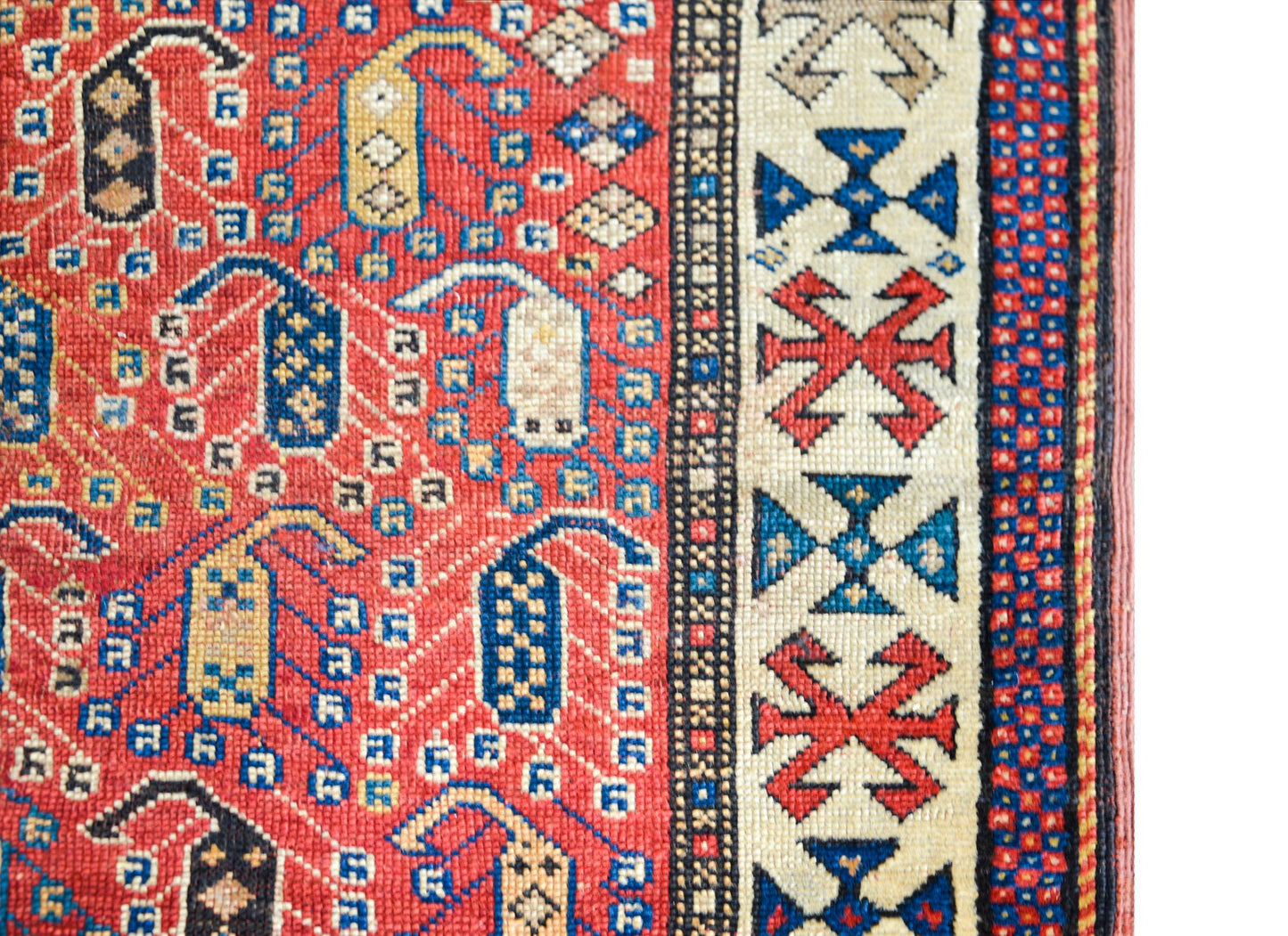 Early 20th Century Ganjeh Rug For Sale